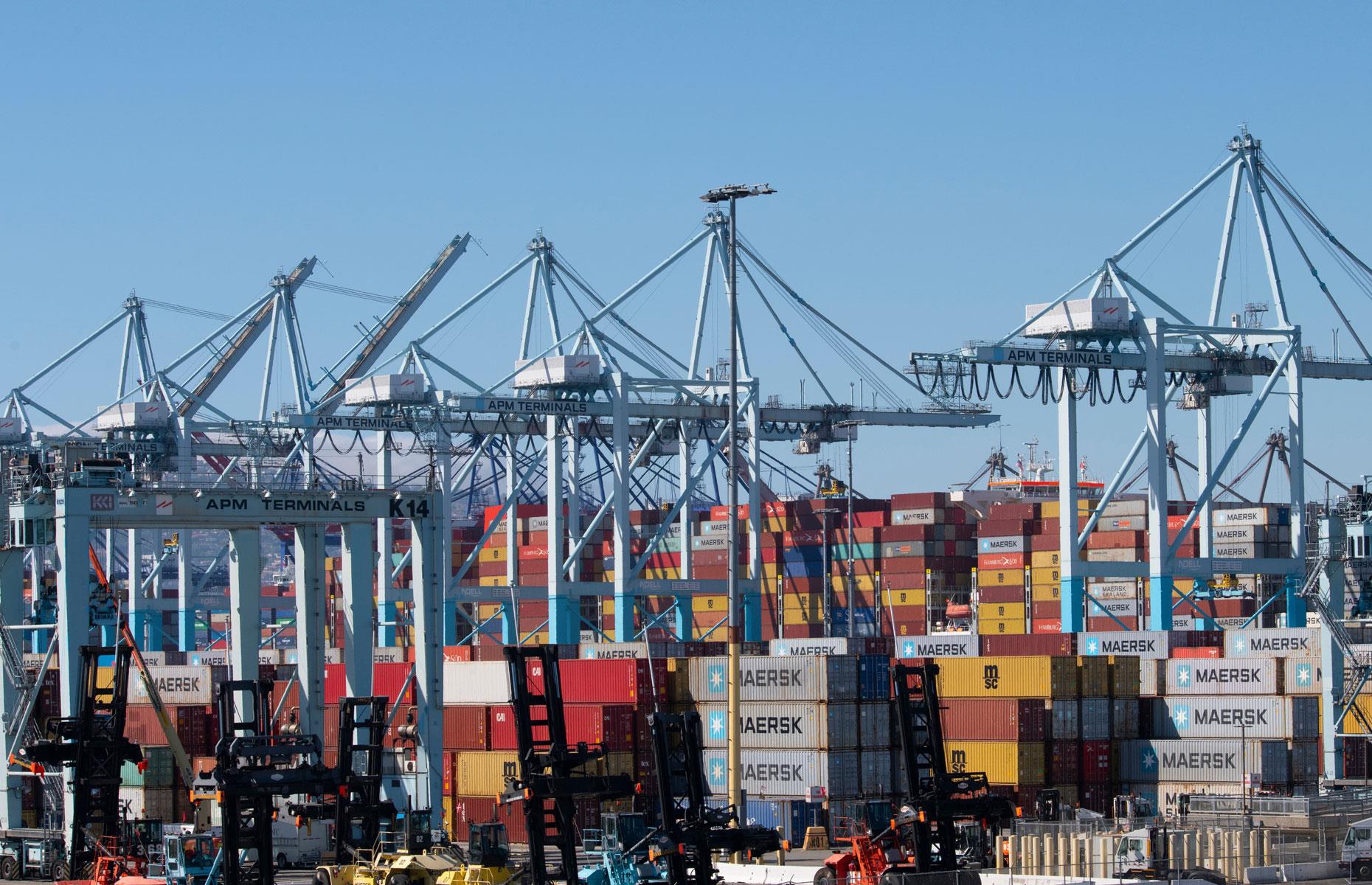 What does America import from China?