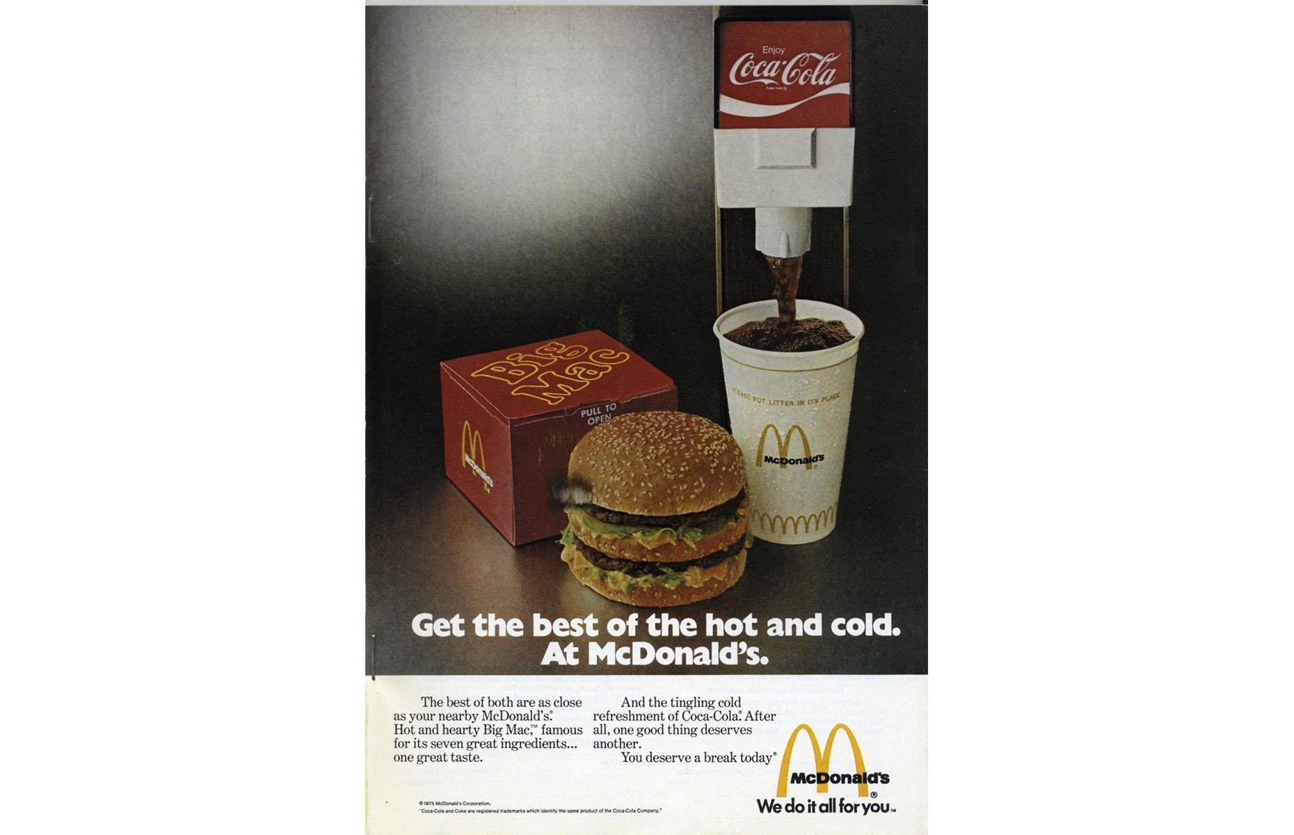 Coca-Cola helped McDonald’s grow