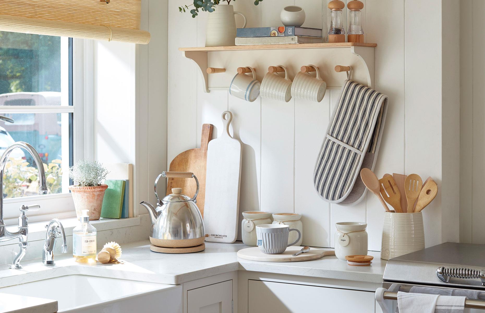 Swap kitchen wall tiles for cladding