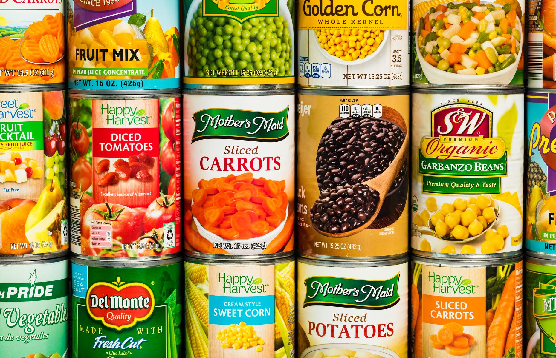 How long can canned food be kept for?
