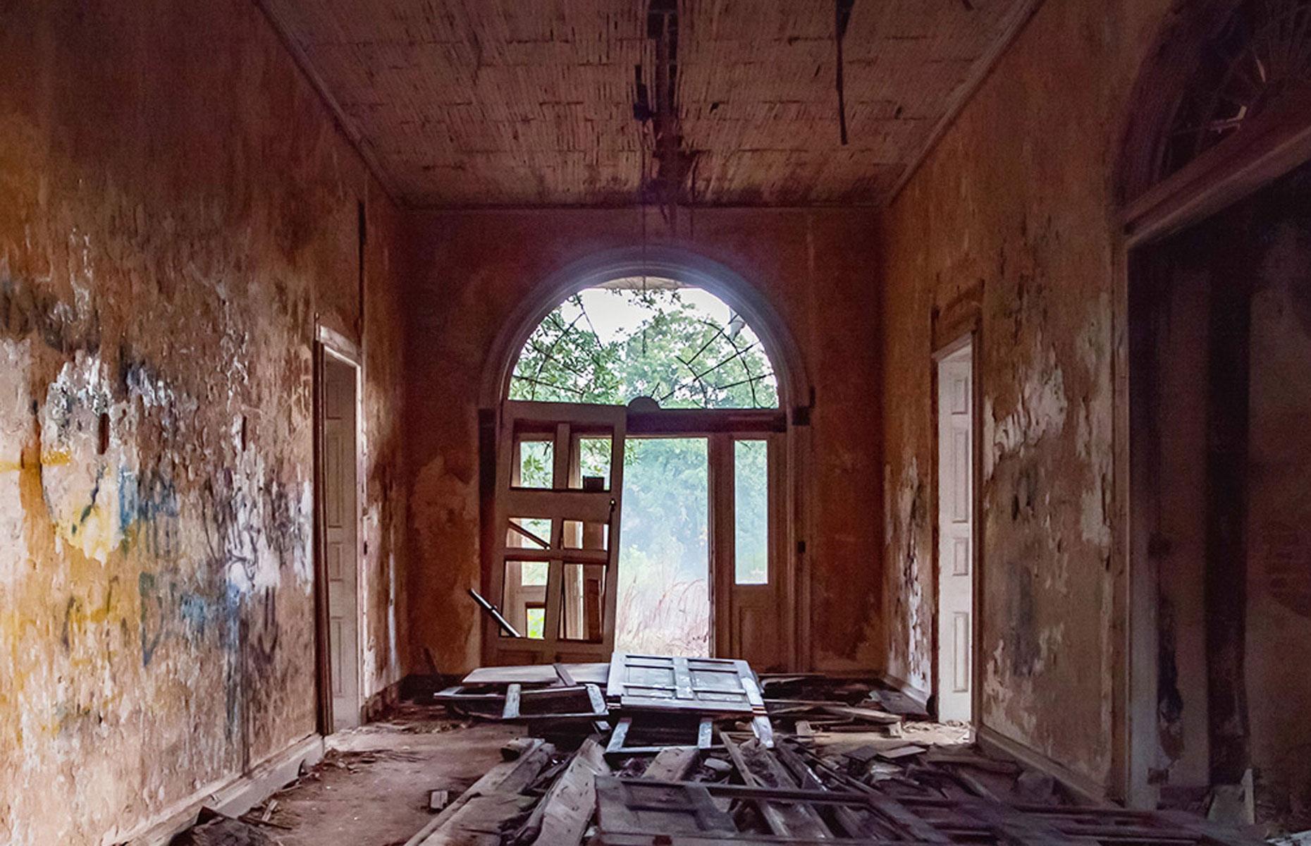 Ruined entrance 
