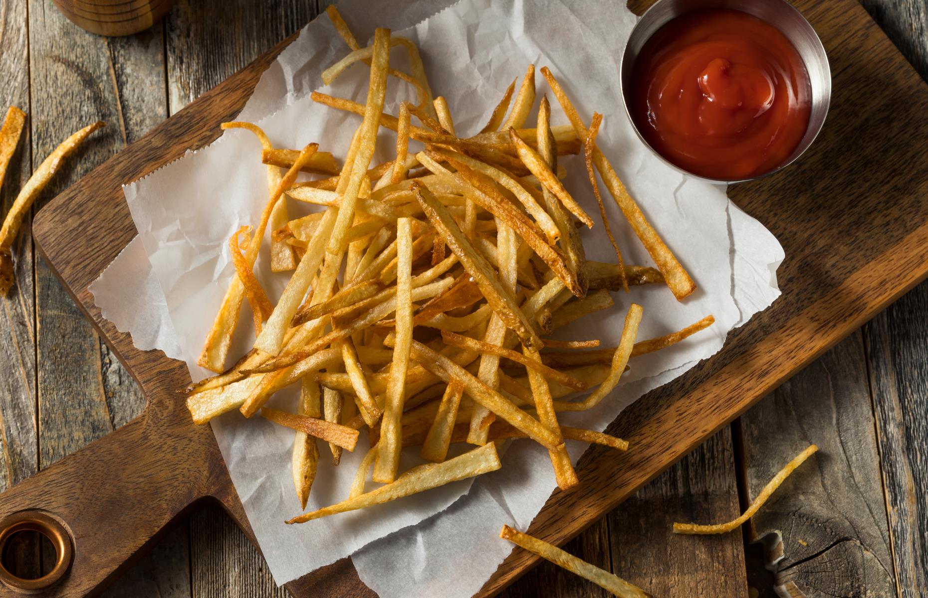 8. Make fries with a spiralizer 