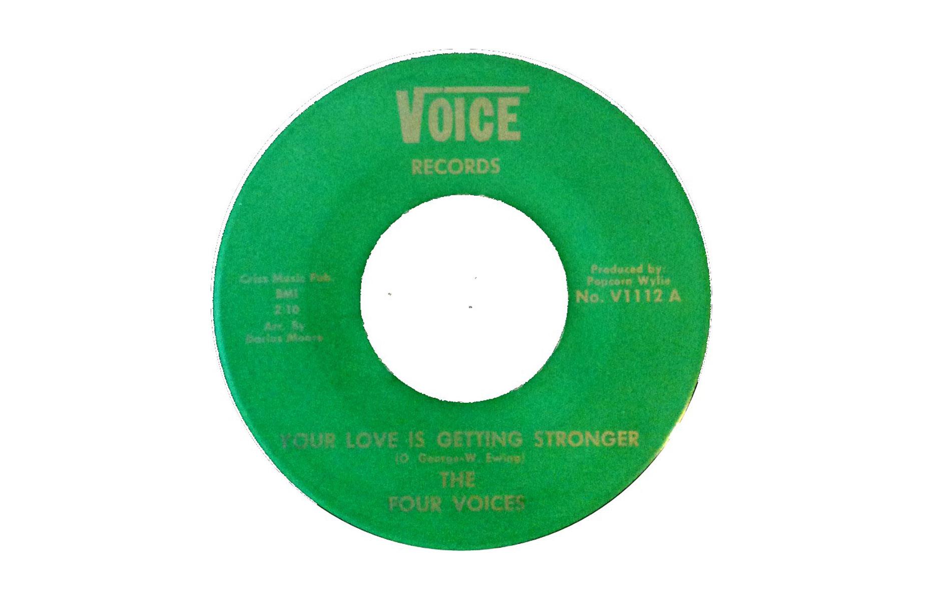 The Four Voices – Your Love is Getting Stronger: up to $4,400 (£3,738)