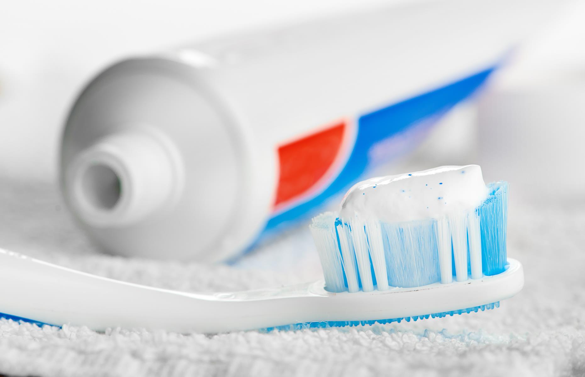 Clean with toothpaste