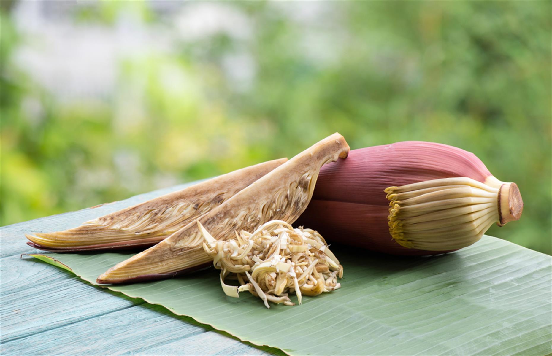 Swap fish for banana blossom