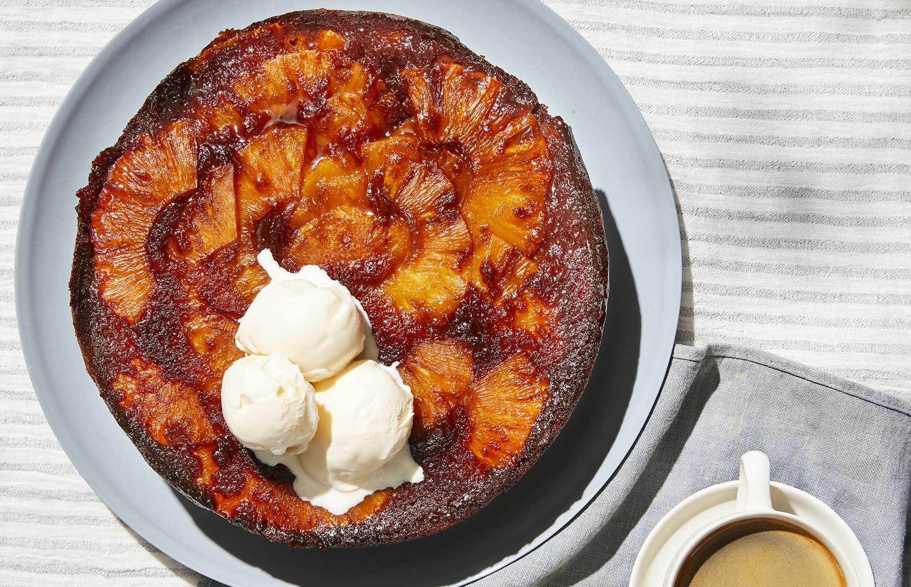 27. Pineapple and ginger upside-down cake 