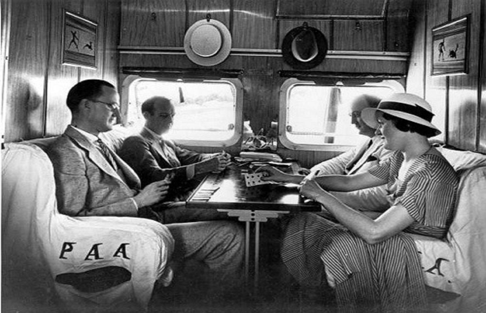 1940s: inside a Sikorsky S-40 flying boat