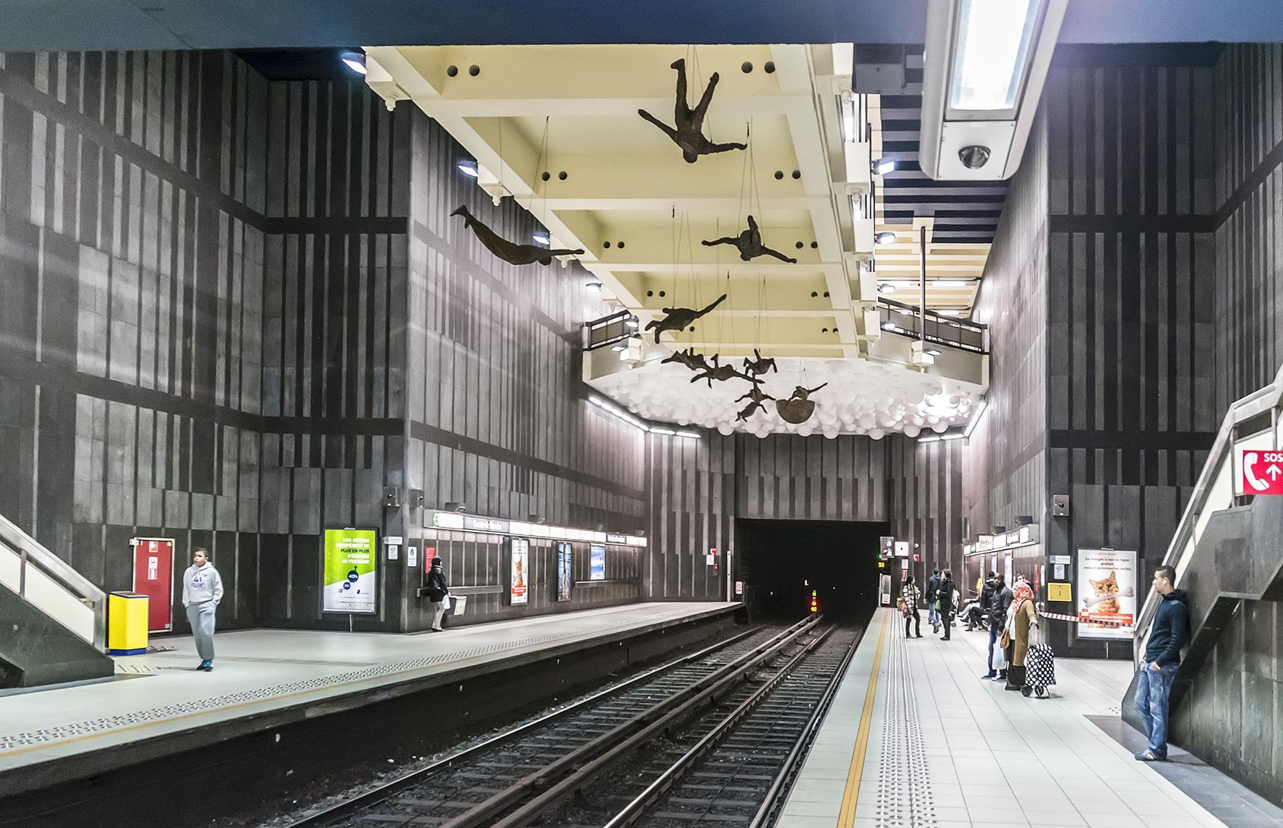 Comte de Flandre Station, Brussels, Belgium