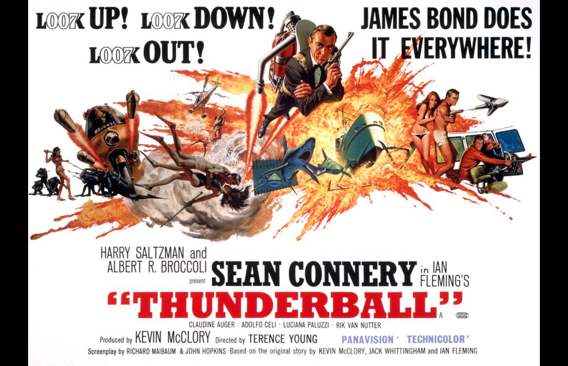 2nd: Thunderball, $1.3 billion (£990.3m)