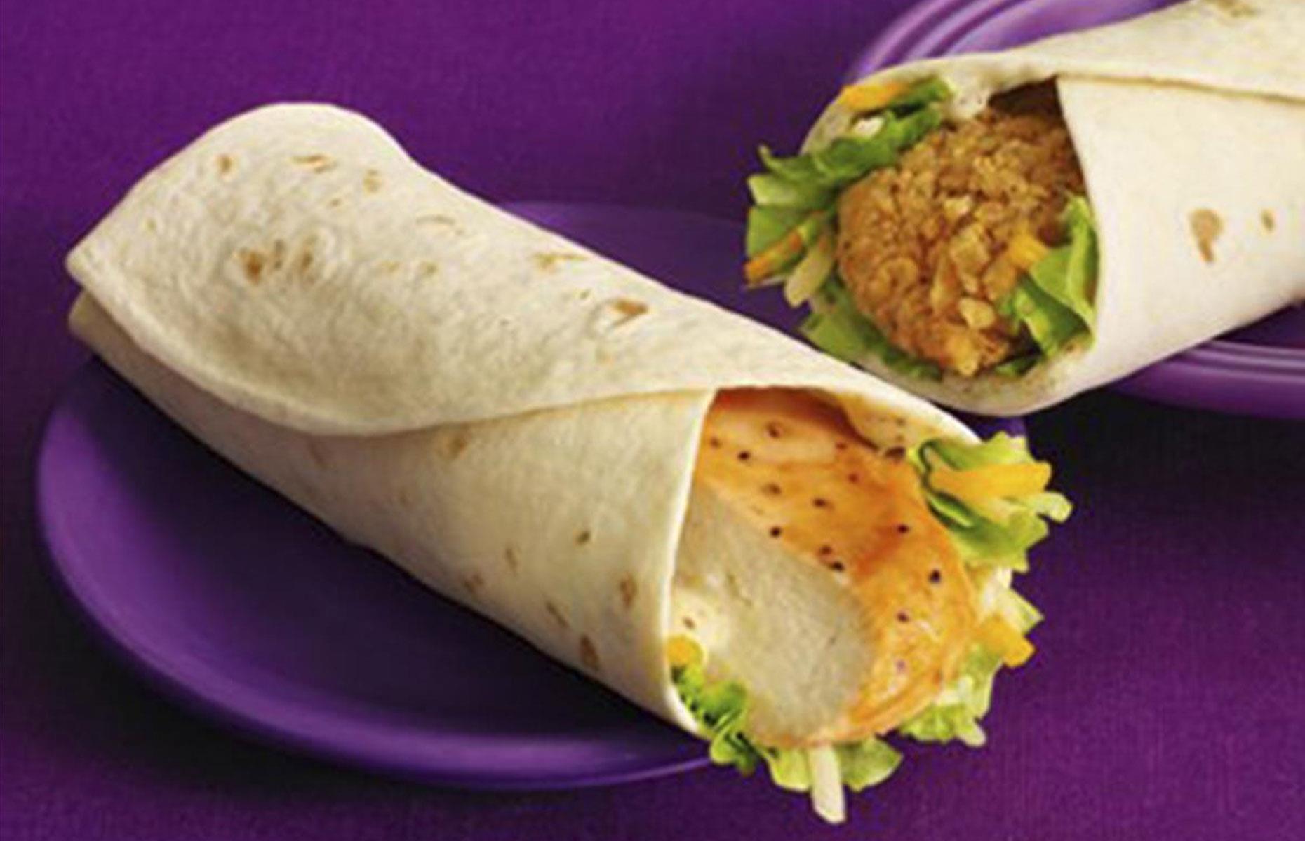 50. McDonald’s Chicken Snack Wrap