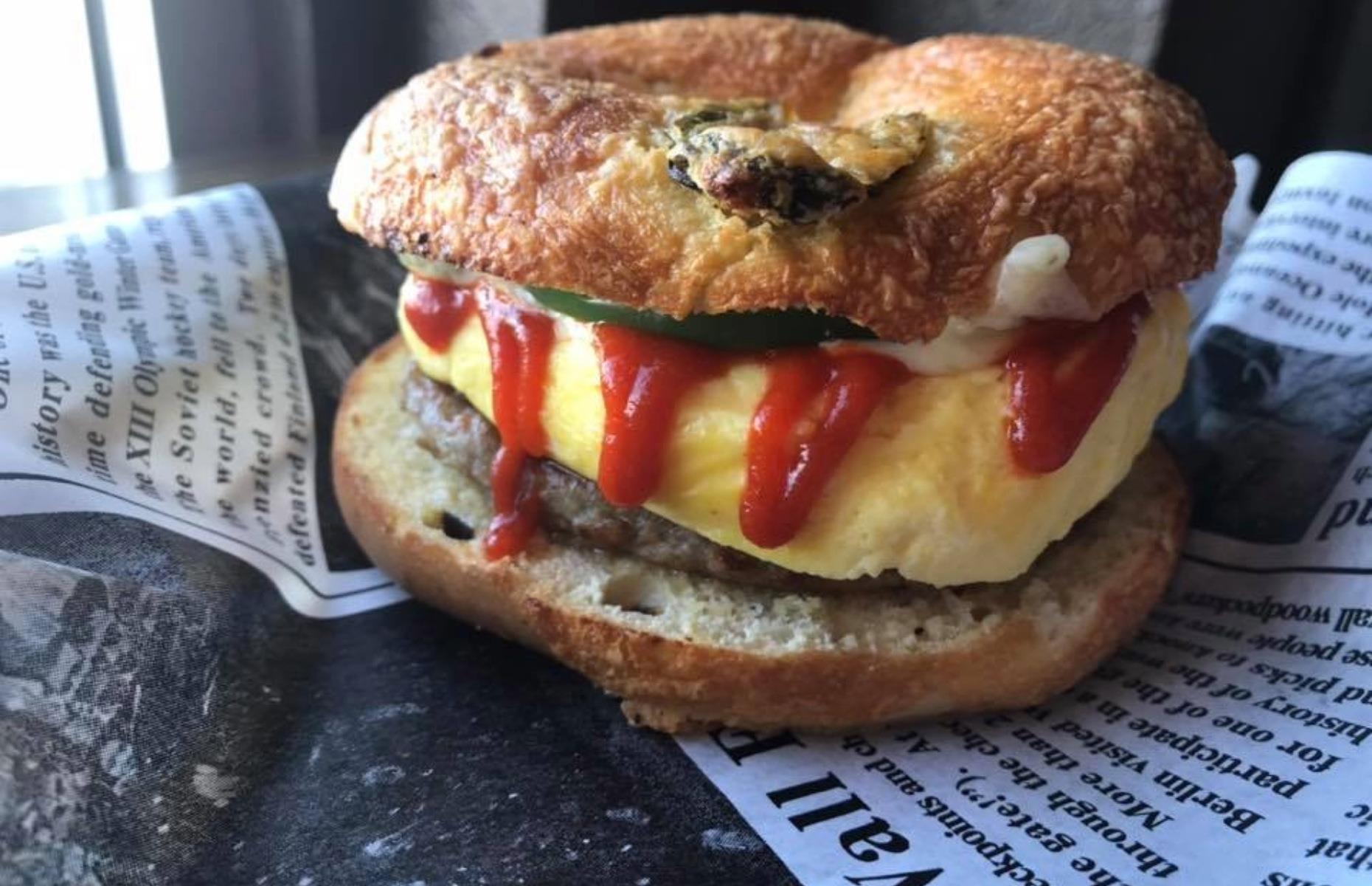 North Dakota: Sriracha Eggel, Broadway Bagel and Bean, Minot