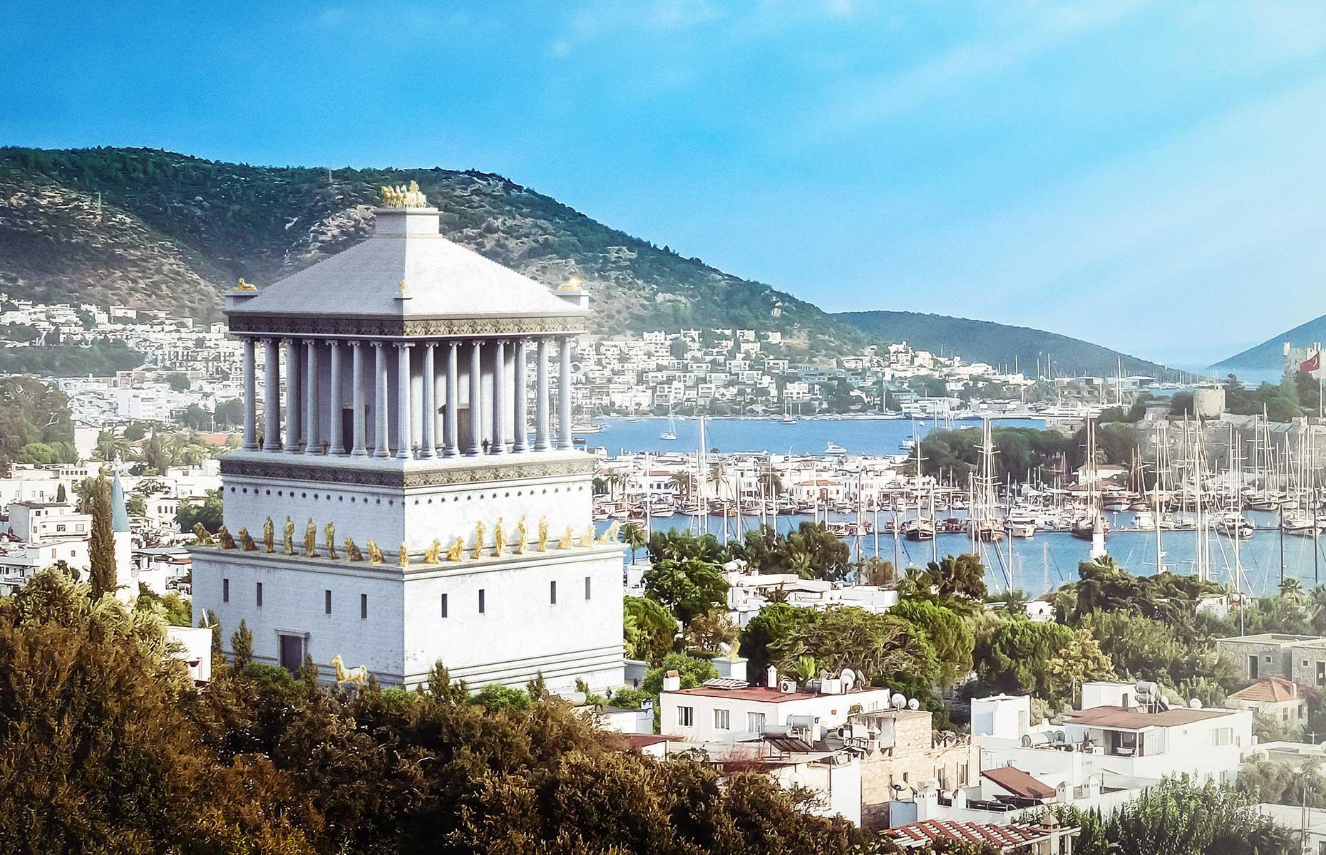 Rekonstruktion: Mausoleum von Halikarnassos, Türkei