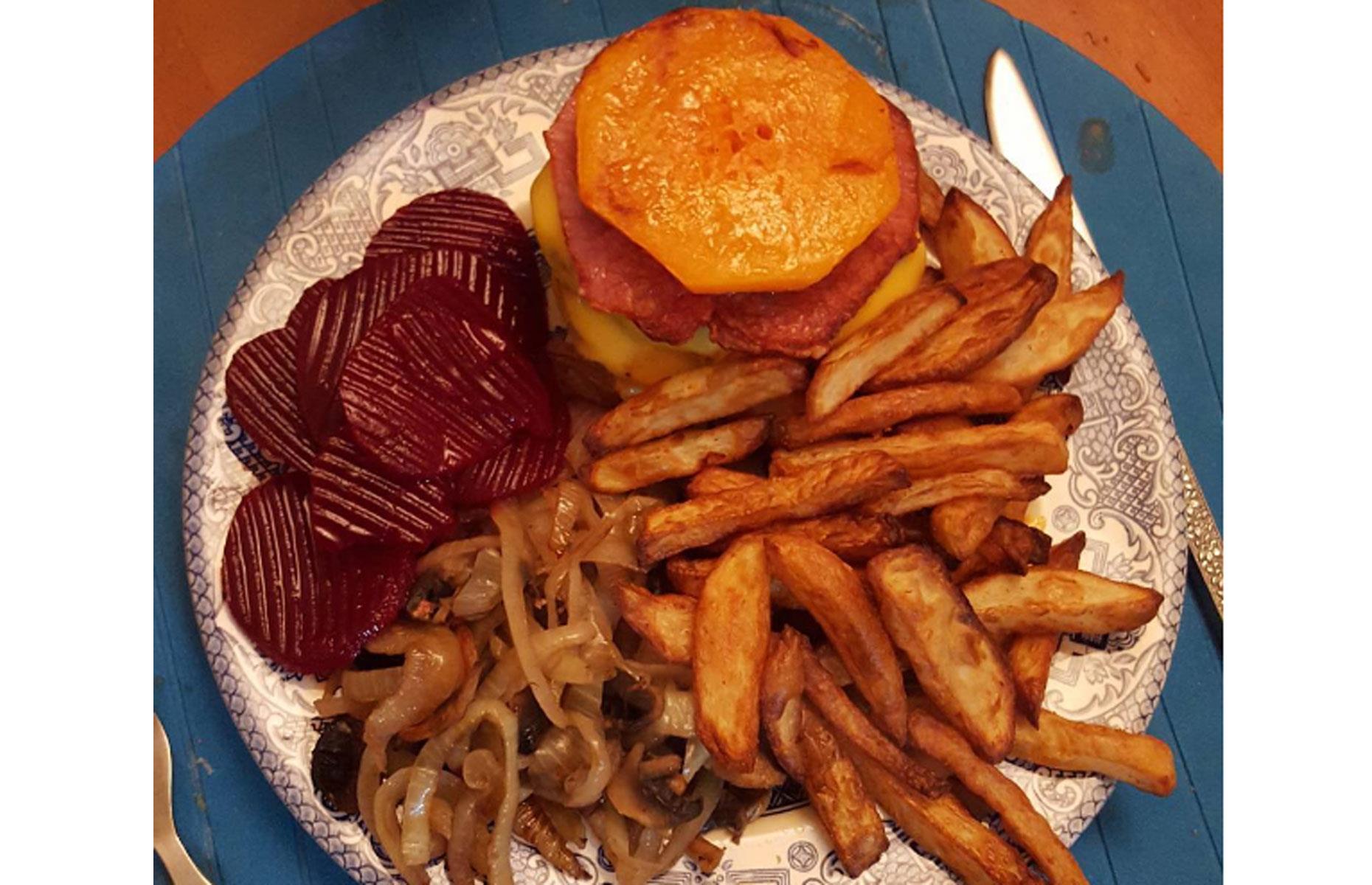 Butternut squash bun
