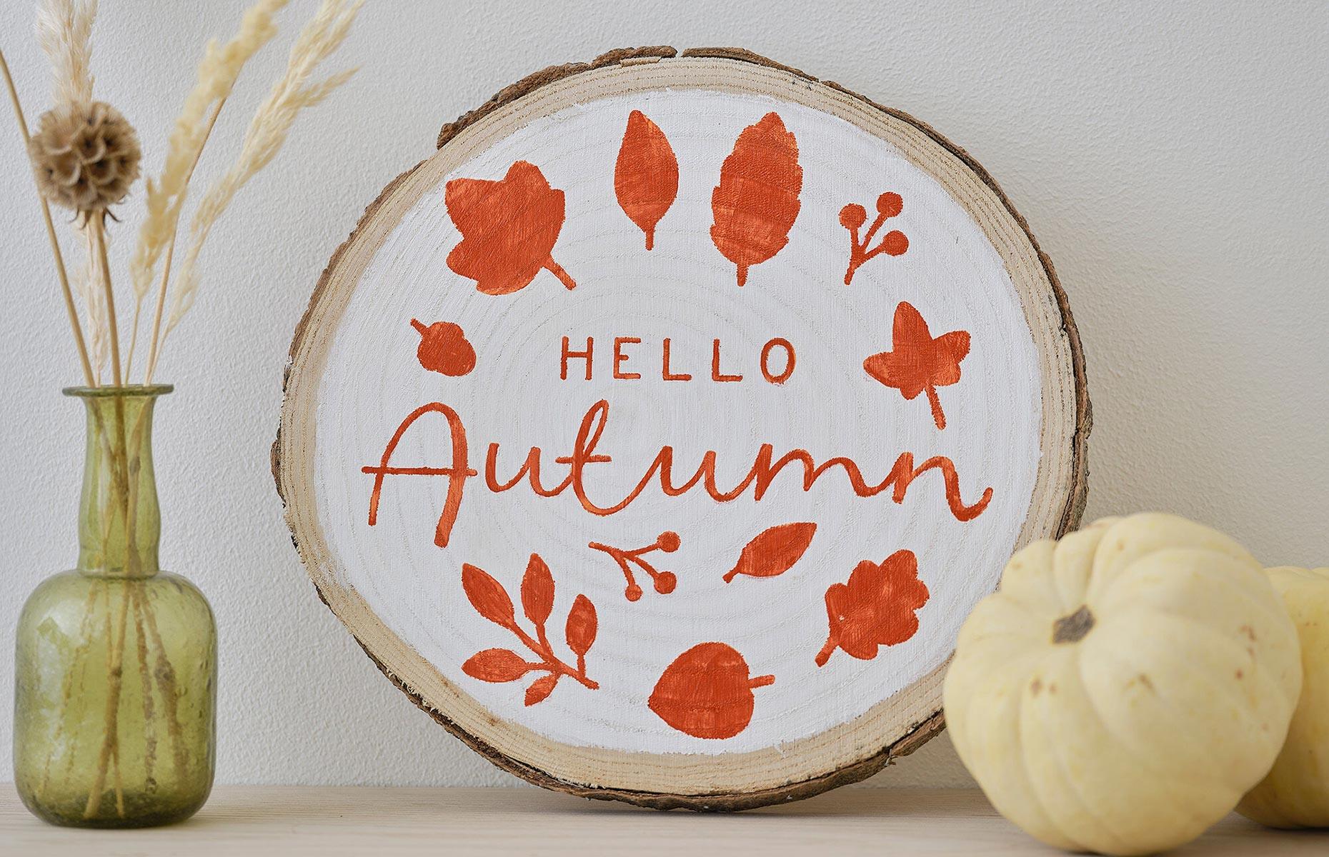 Paint a wooden sign