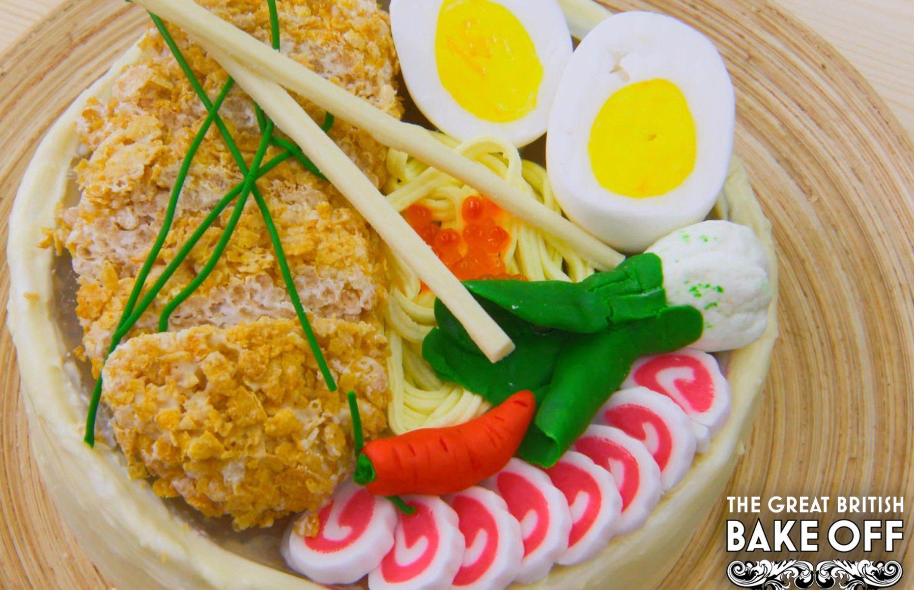 28: Yan Tsou’s 'banana-ramen' cake, 2017