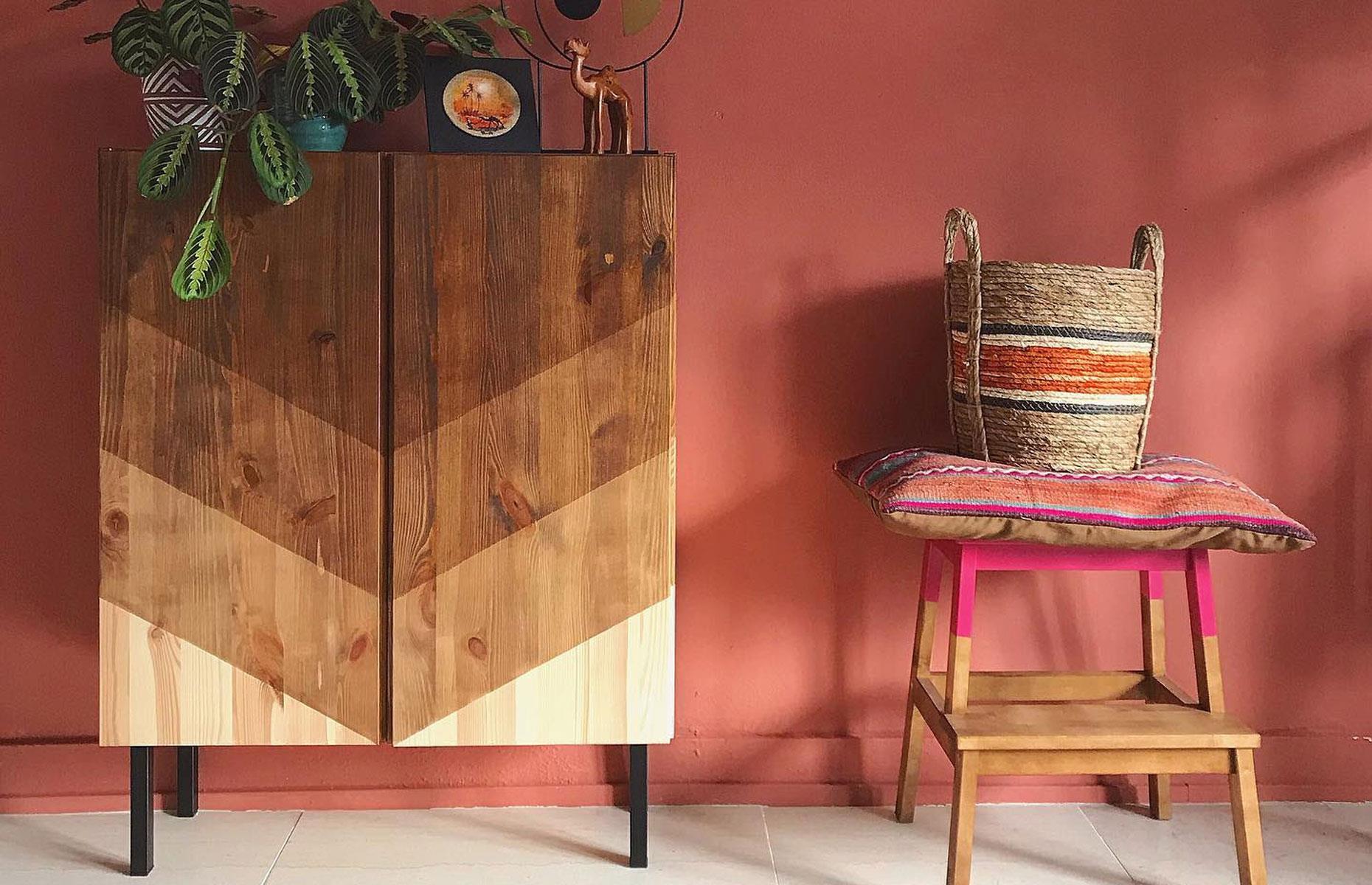 Stylishly stain an IVAR cabinet