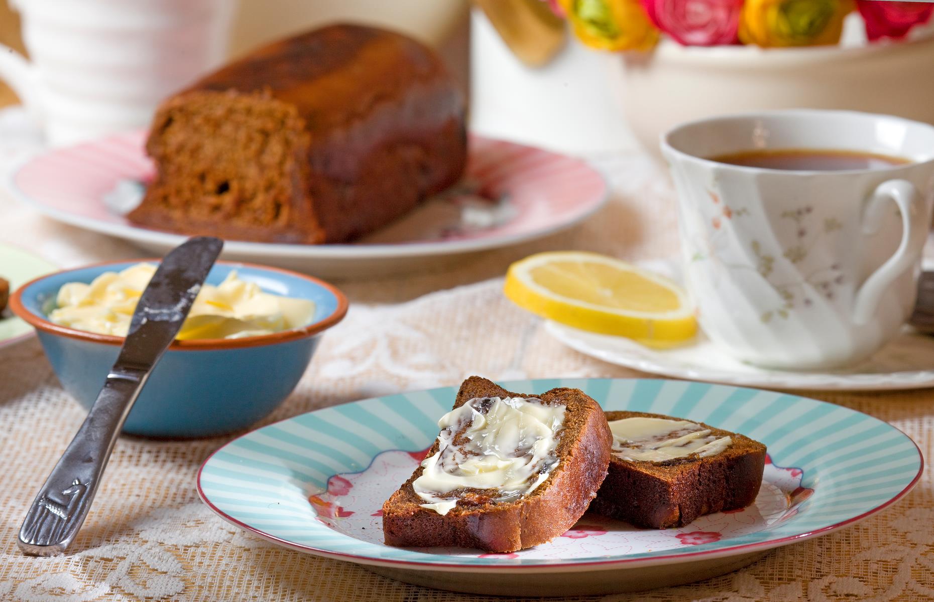 16. Reach for malt loaf