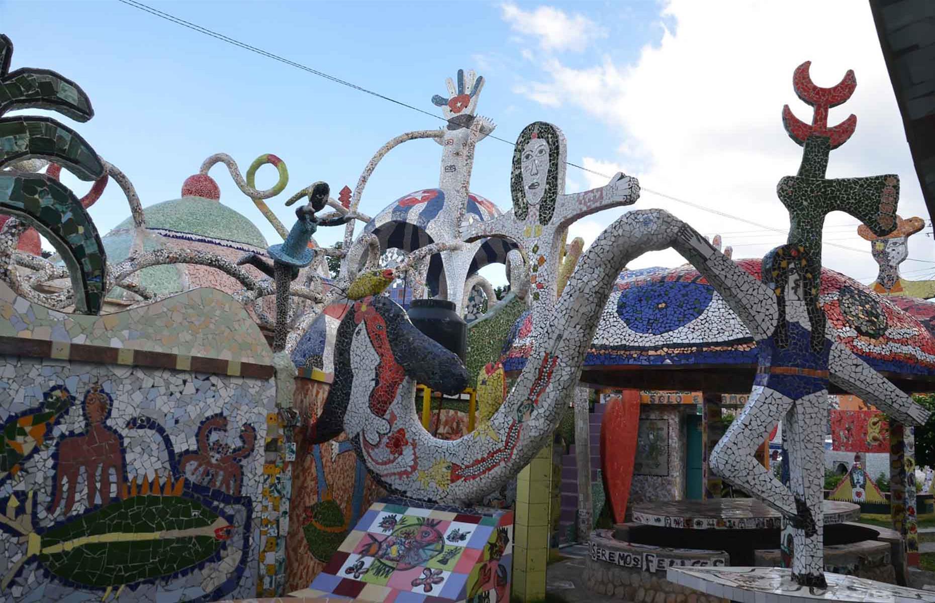 An artistic playground: The neighbours all loved this controversial house