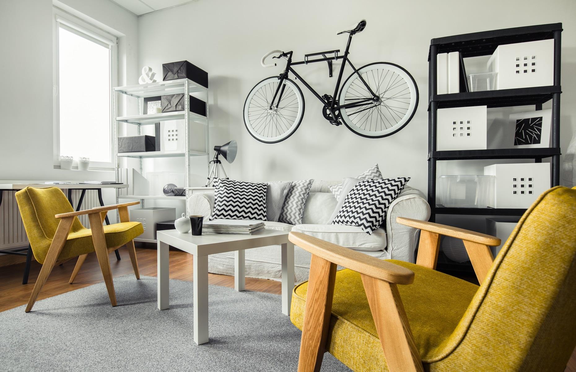 Hang bikes out of the way