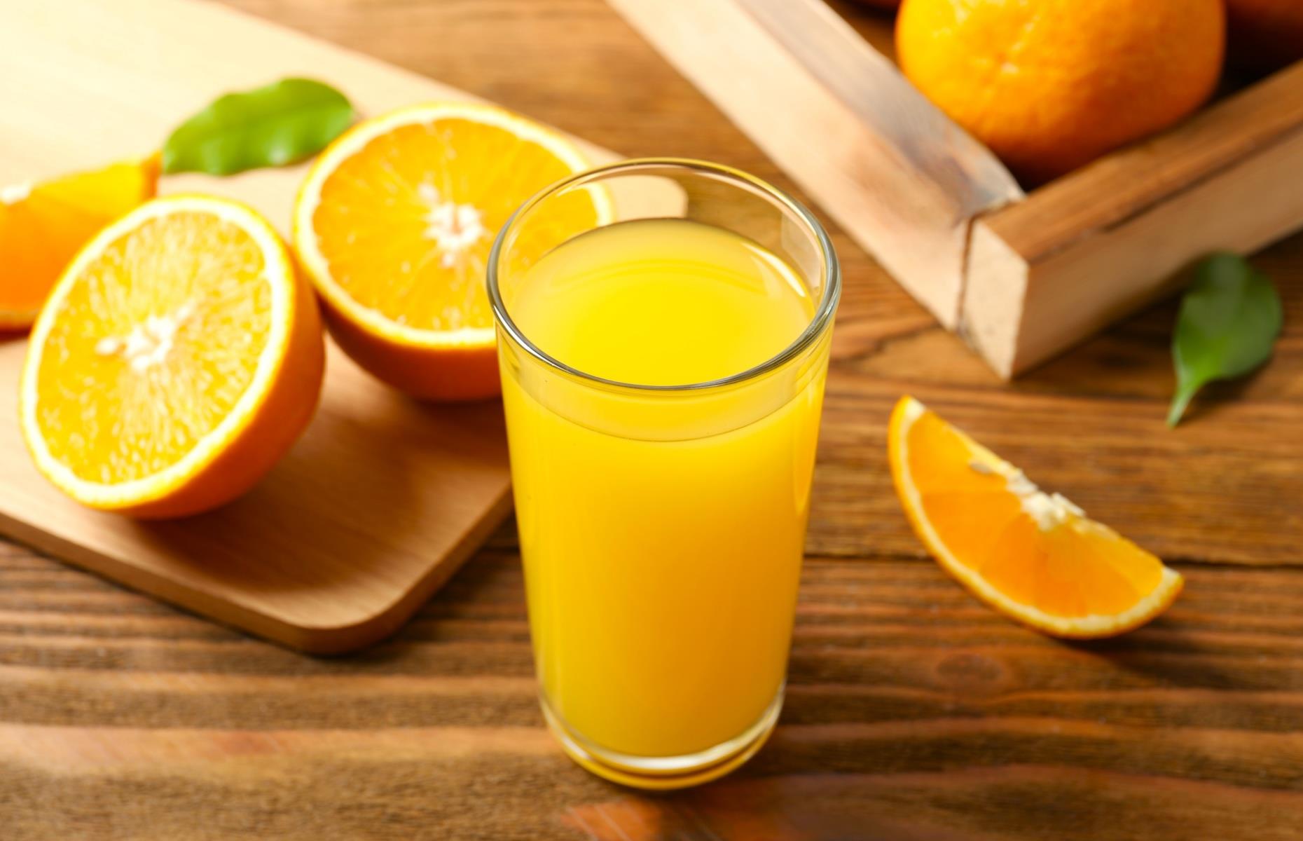 33. Freshly squeezed orange juice