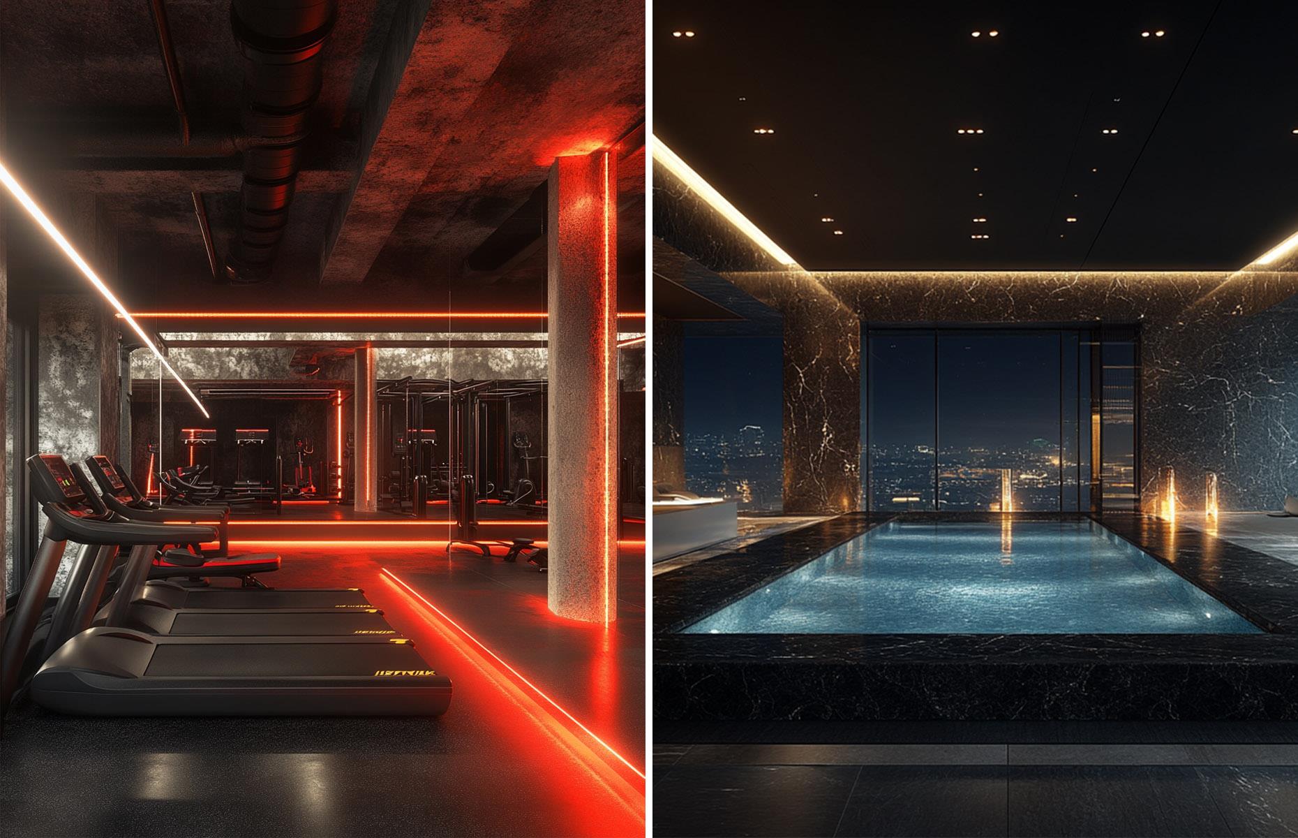 State-of-the-art fitness facilities