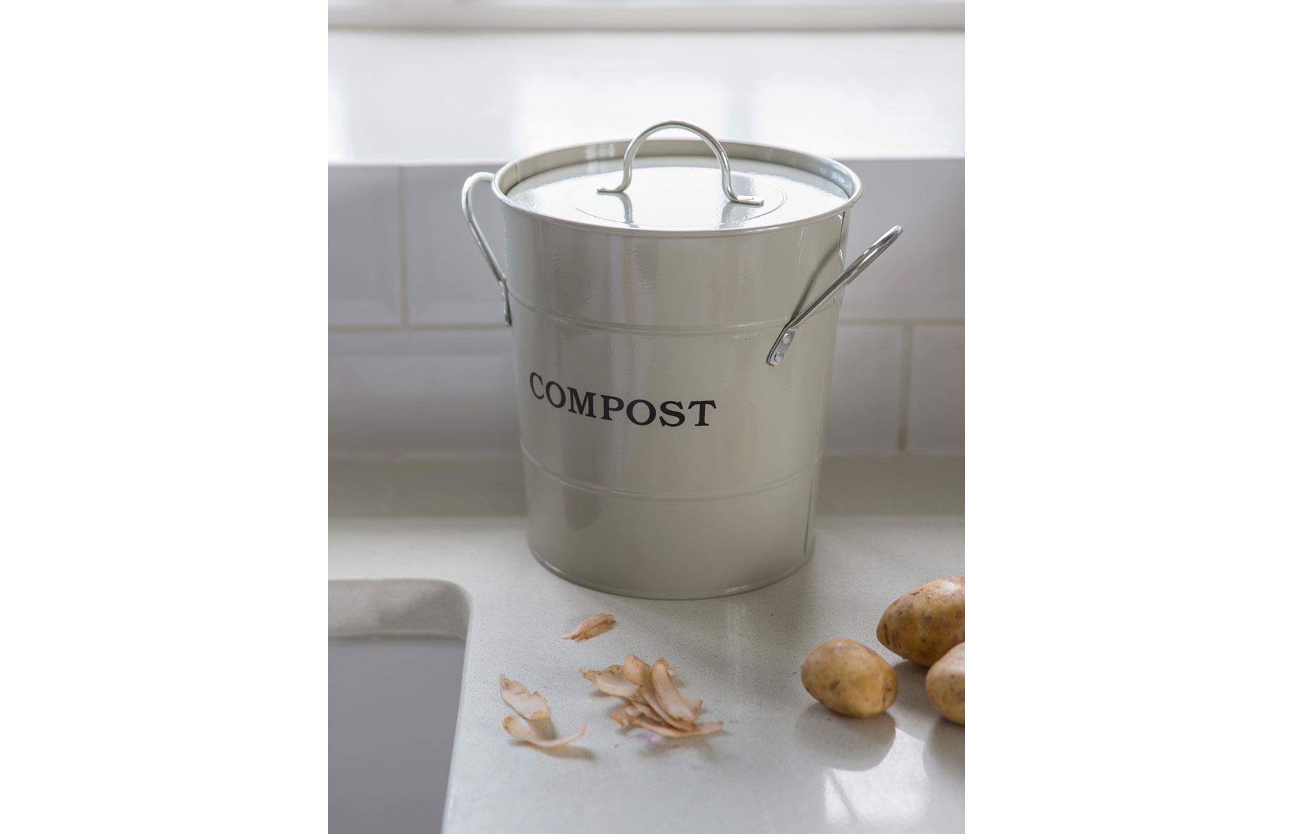 Keep a compost caddy in the kitchen