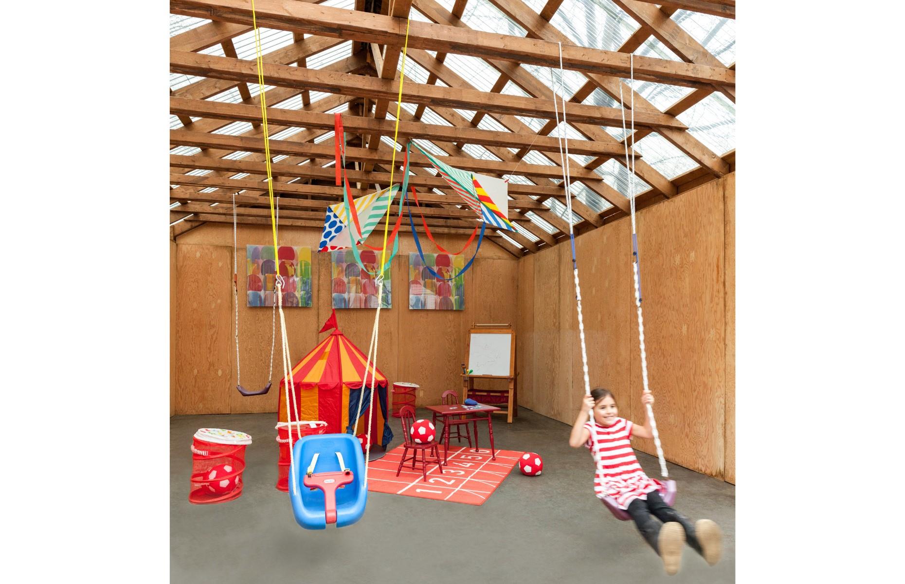 Backyard play area