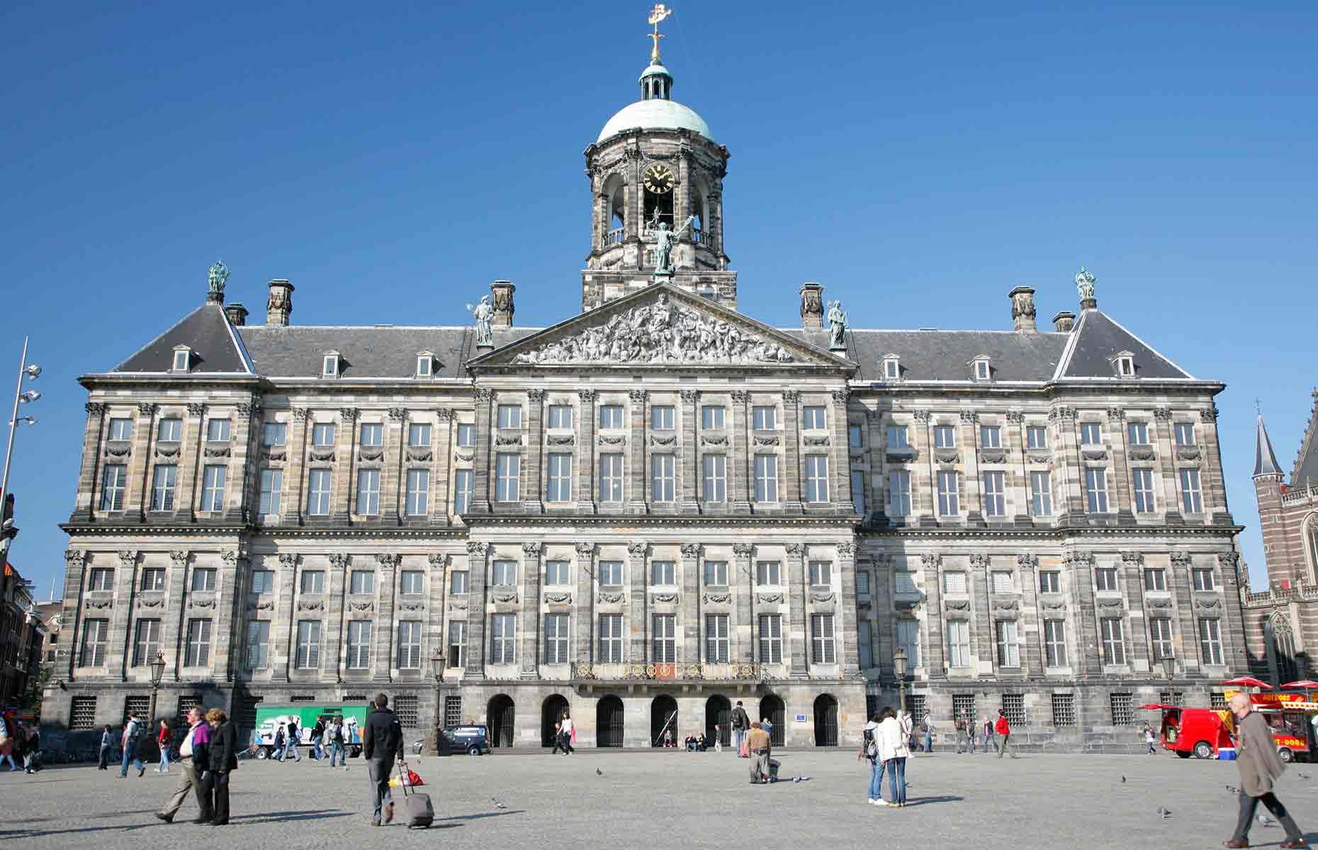 Königlicher Palast Paleis op de Dam in Amsterdam