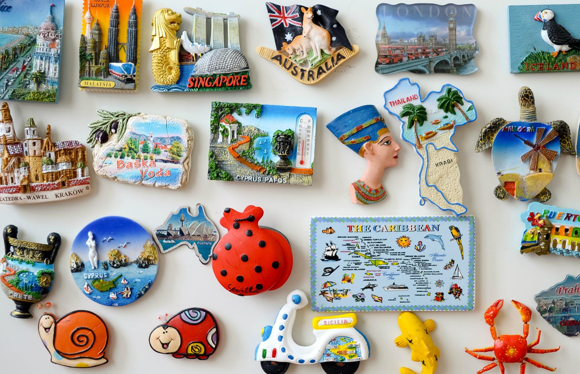 Destination fridge magnets