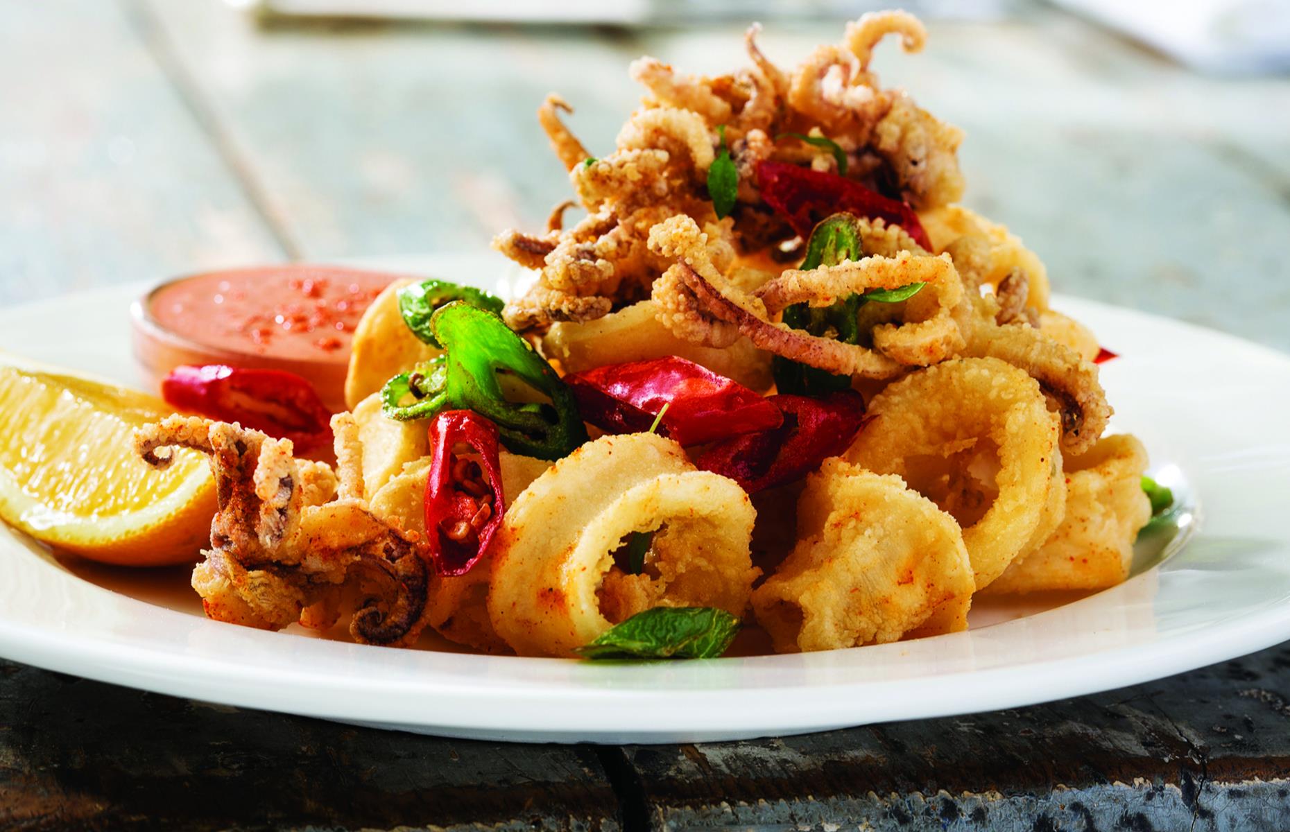 Rhode Island: calamari