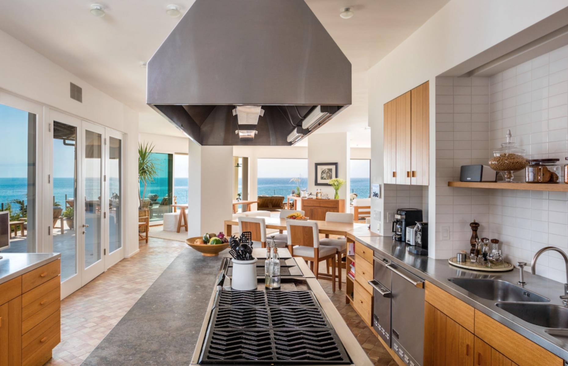 Kim's new Malibu beach house
