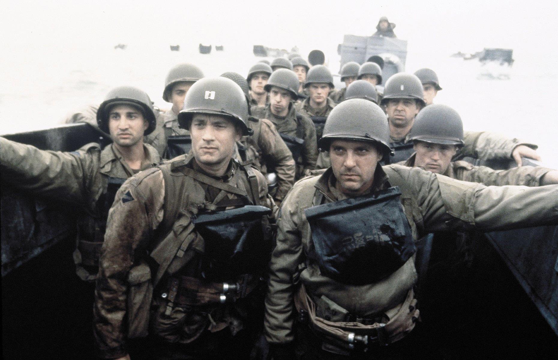 D-Day looked like Saving Private Ryan