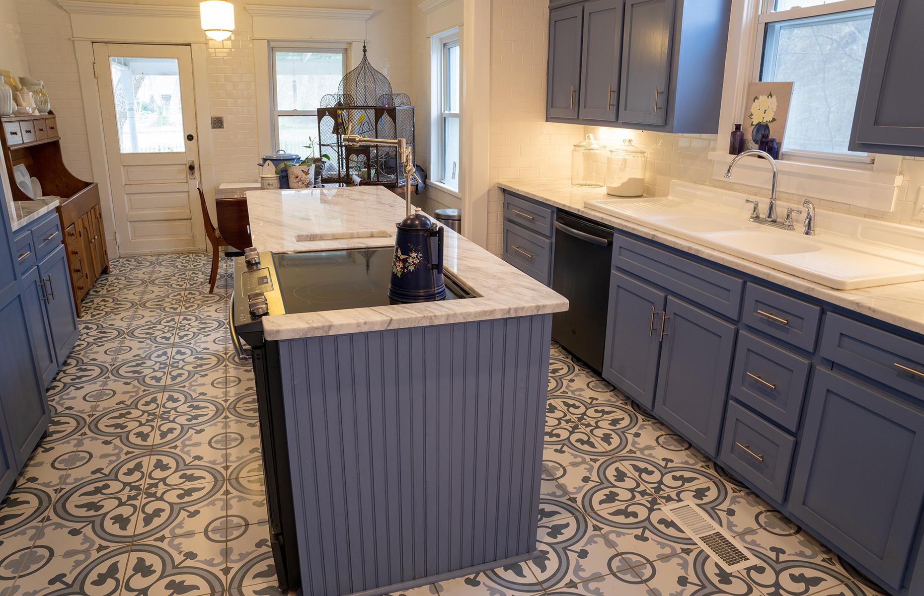 After: the kitchen