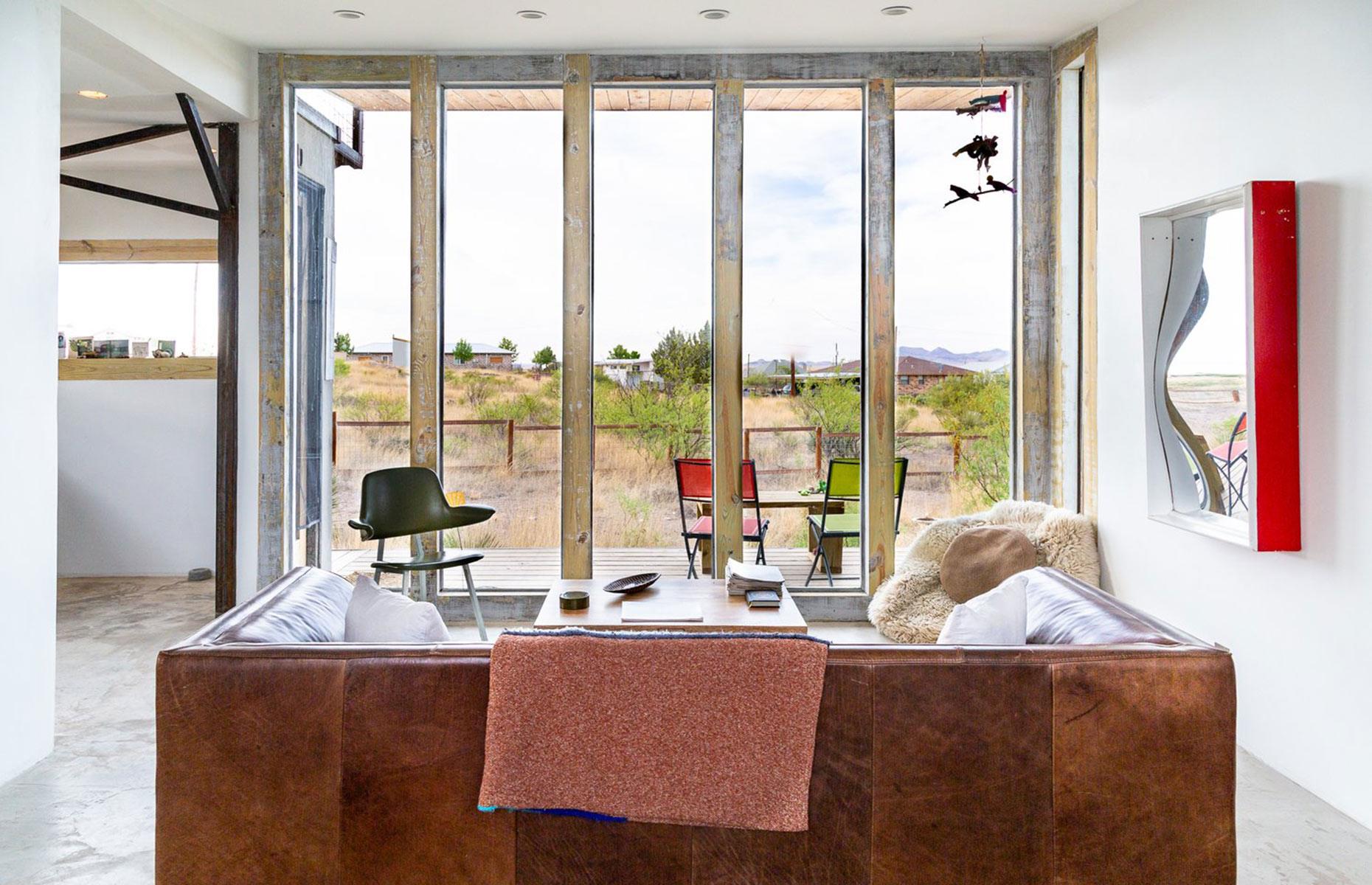 Shipping container home, Texas, USA
