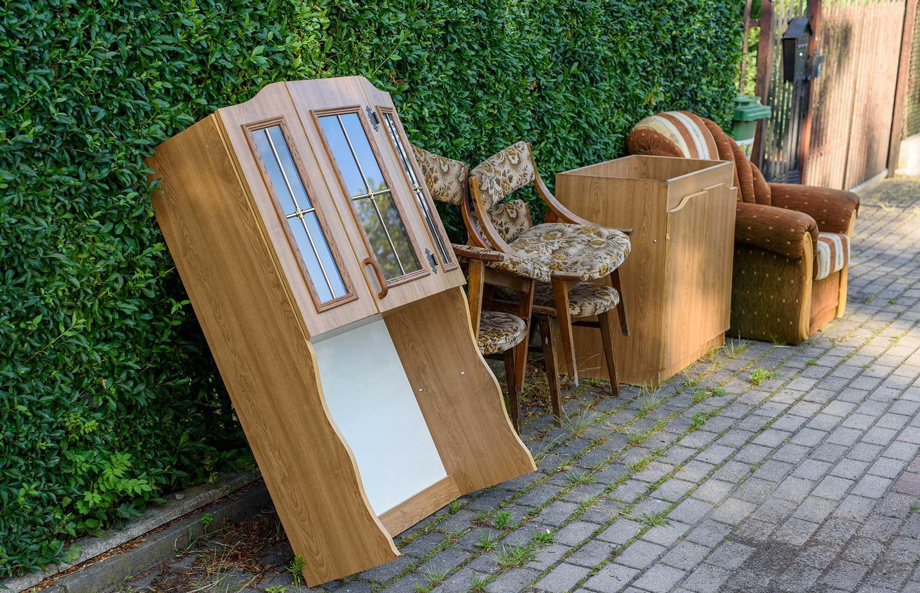 What you can take to the tip: wooden furniture