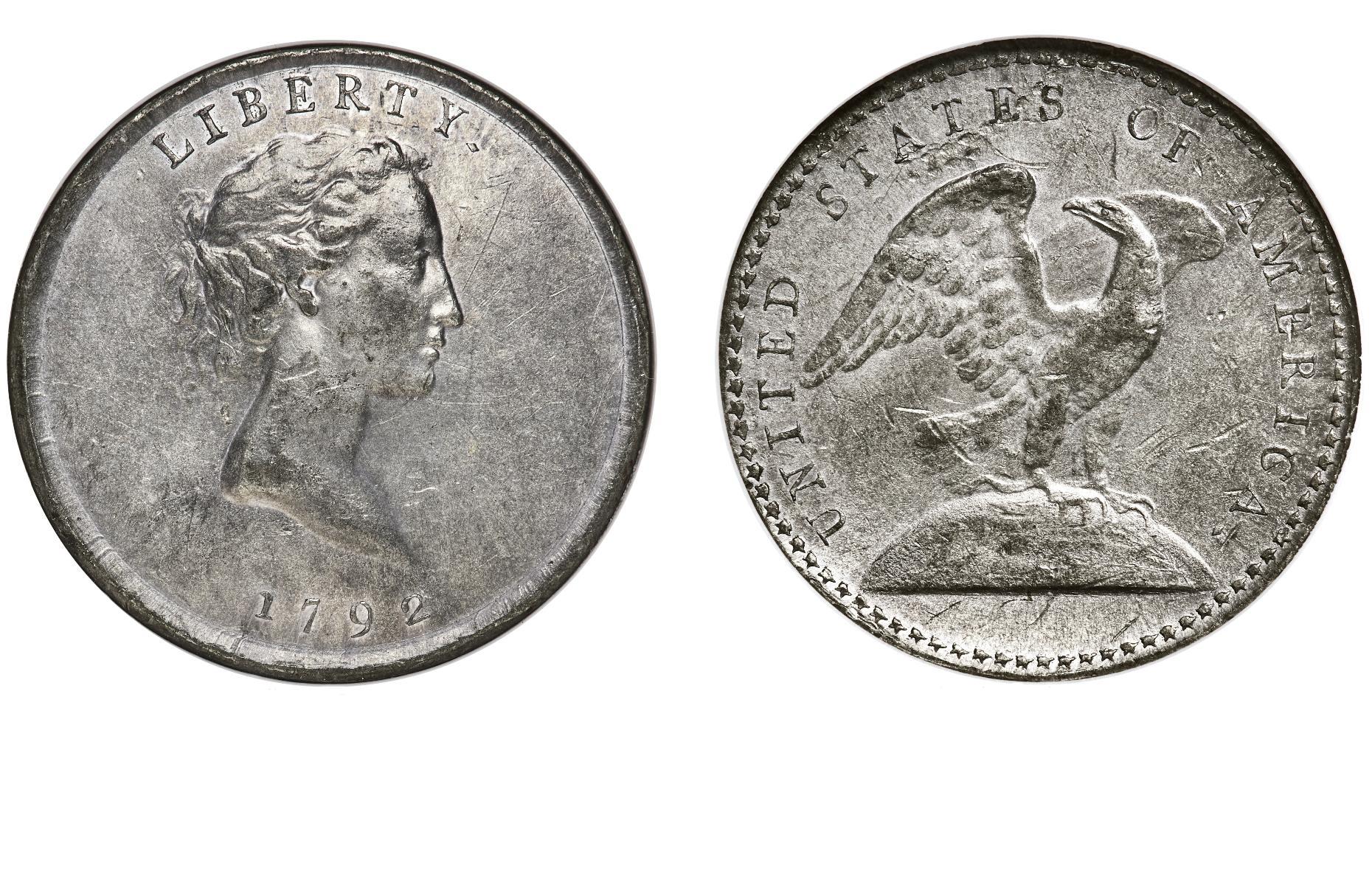 1792 Judd 13 white metal quarter: $1.26 million