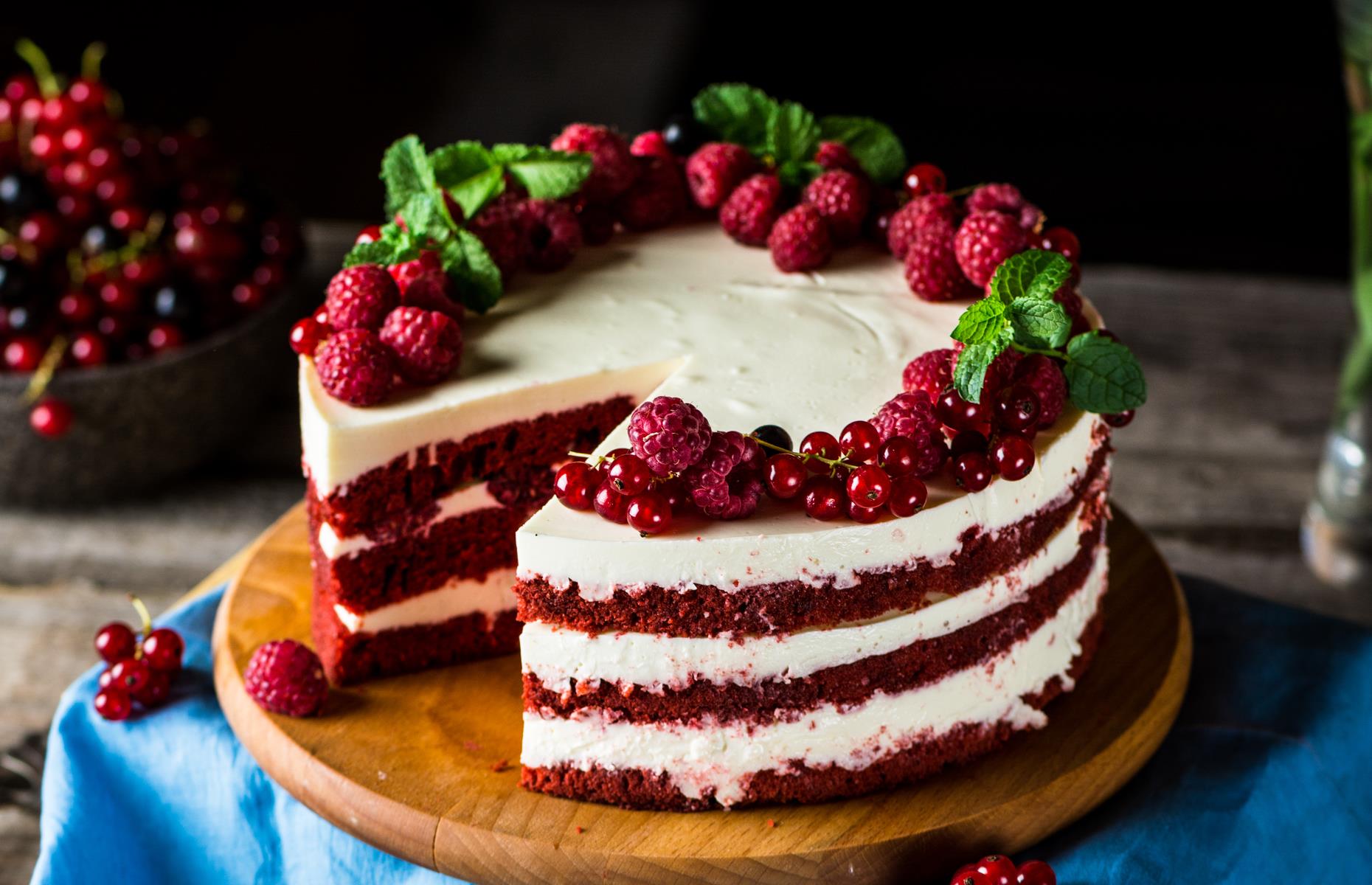 8. Red velvet cake