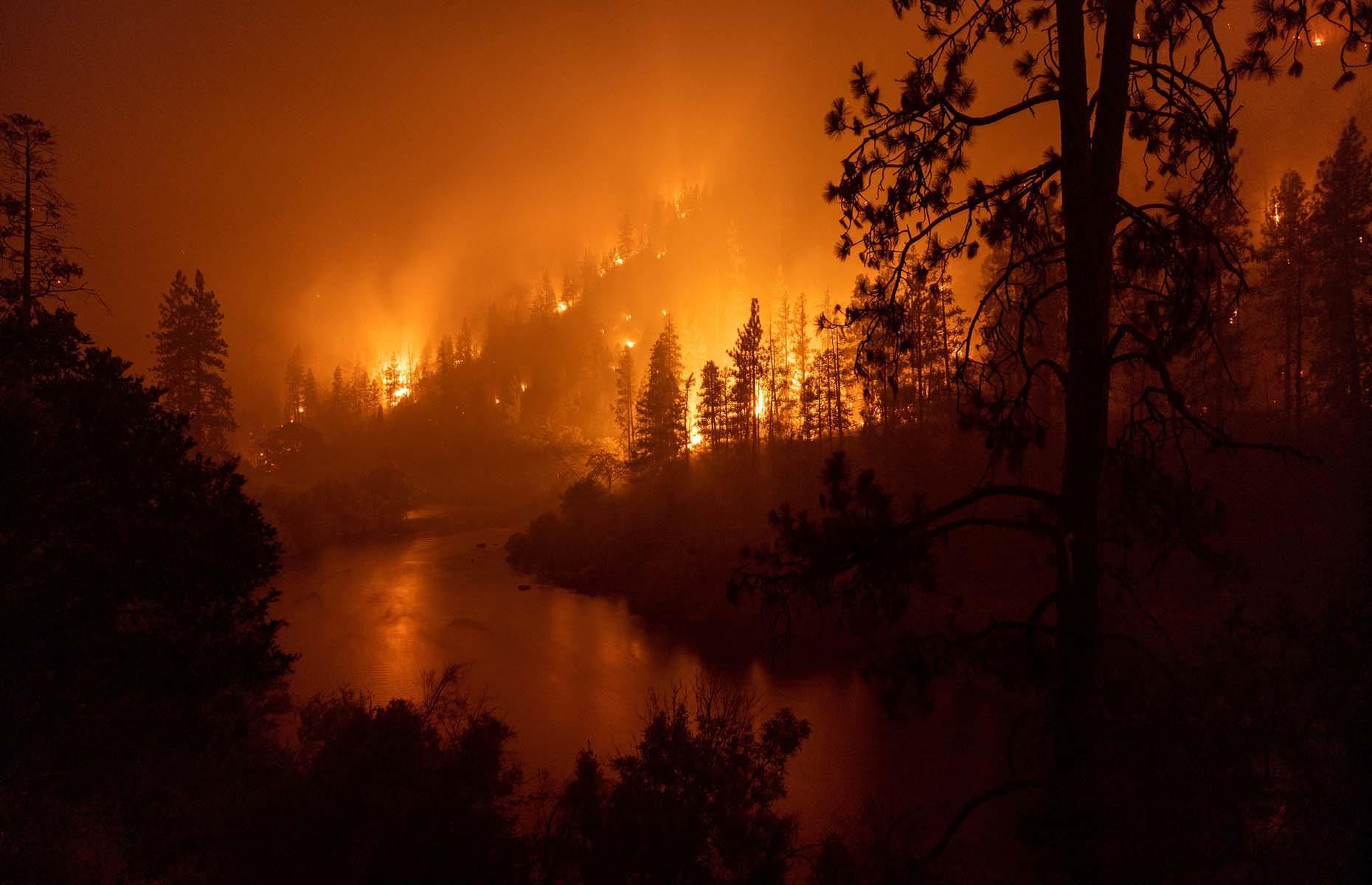 July: Wildfires, California, USA