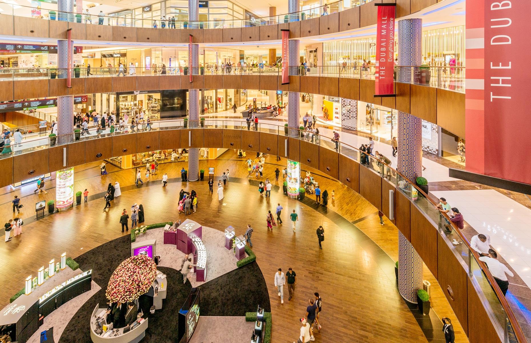 Malls with sales over 1 billion.