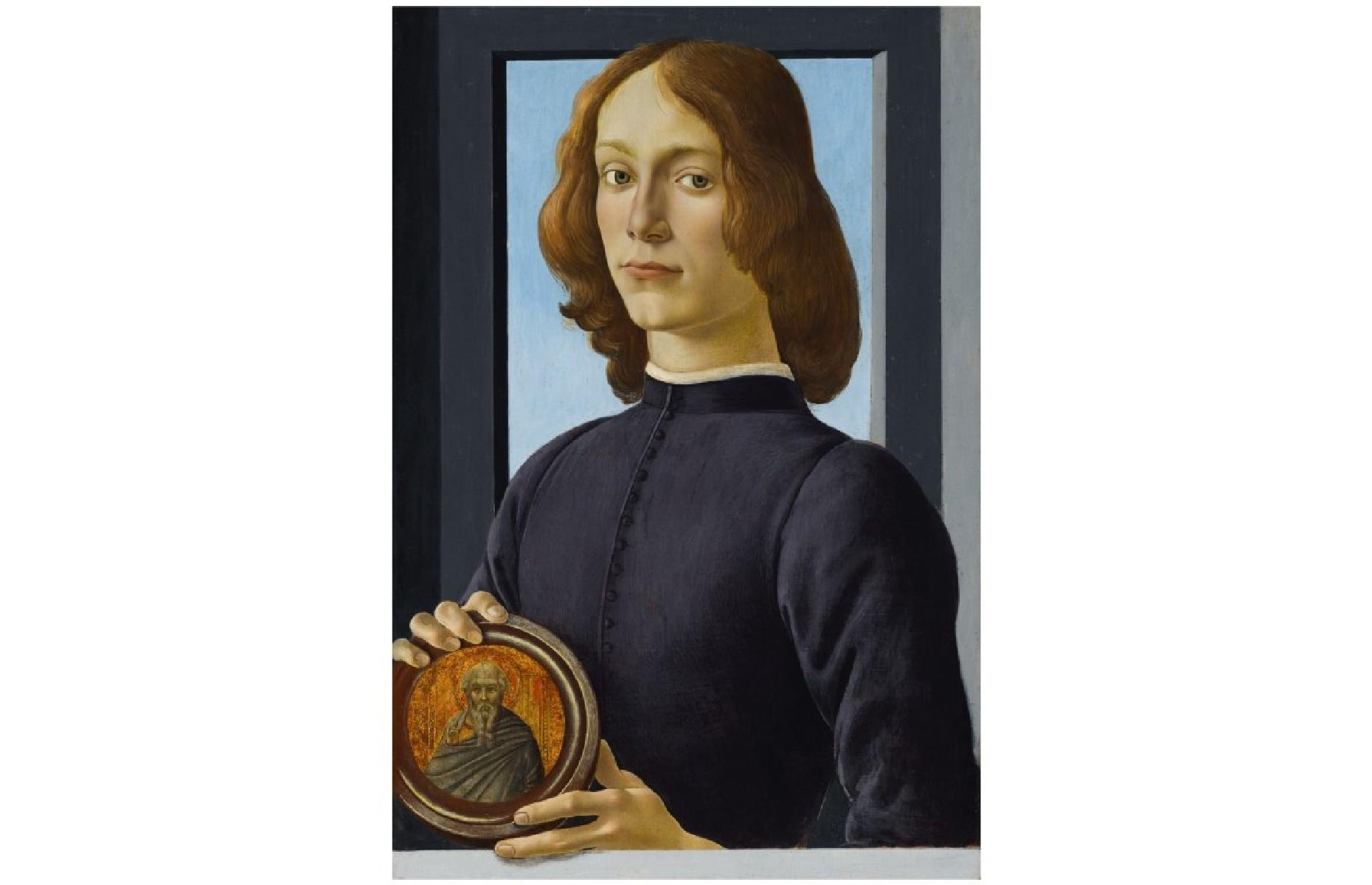 Sandro Botticelli’s Young Man Holding A Roundel: $92.2 million (£69.4m)
