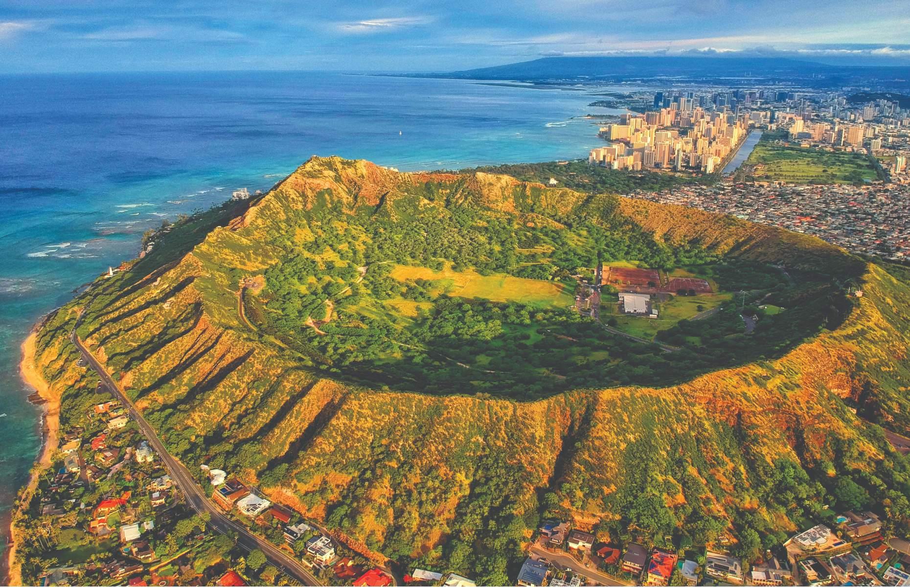 Diamond Head, Oahu, Hawaiian Islands, USA
