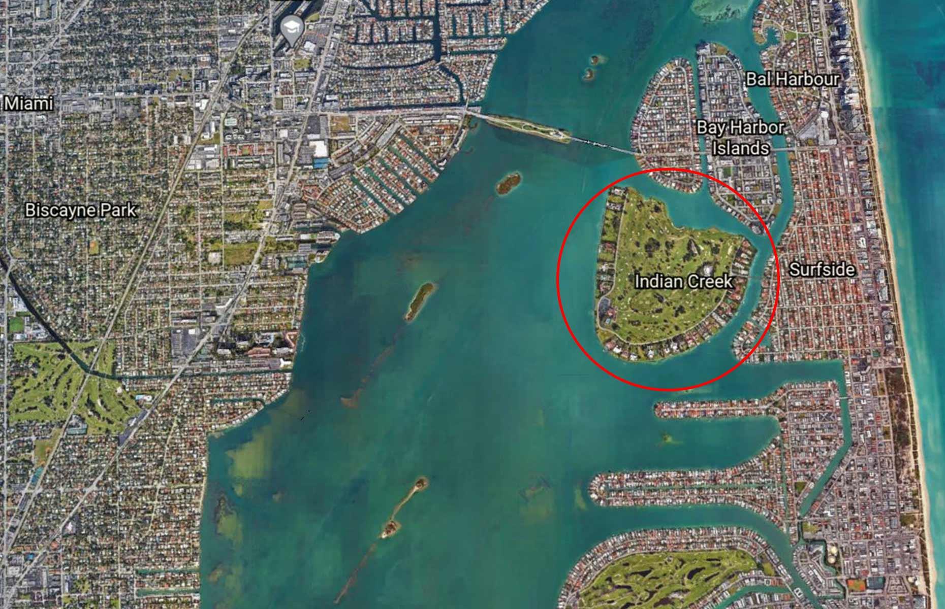 Where is Indian Creek Island?
