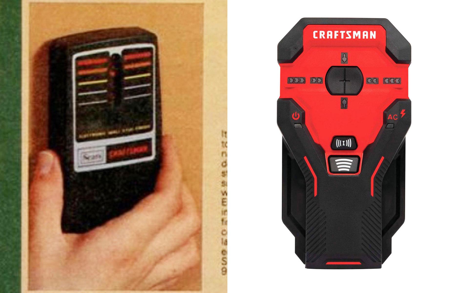 Craftsman electric wall stud finder: 54% more expensive in 1984