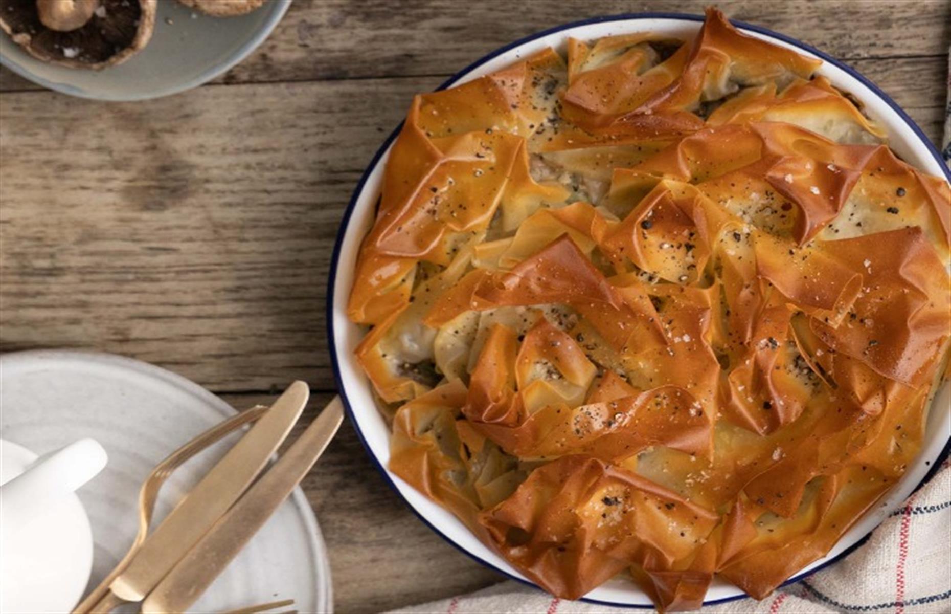 Mushroom pie