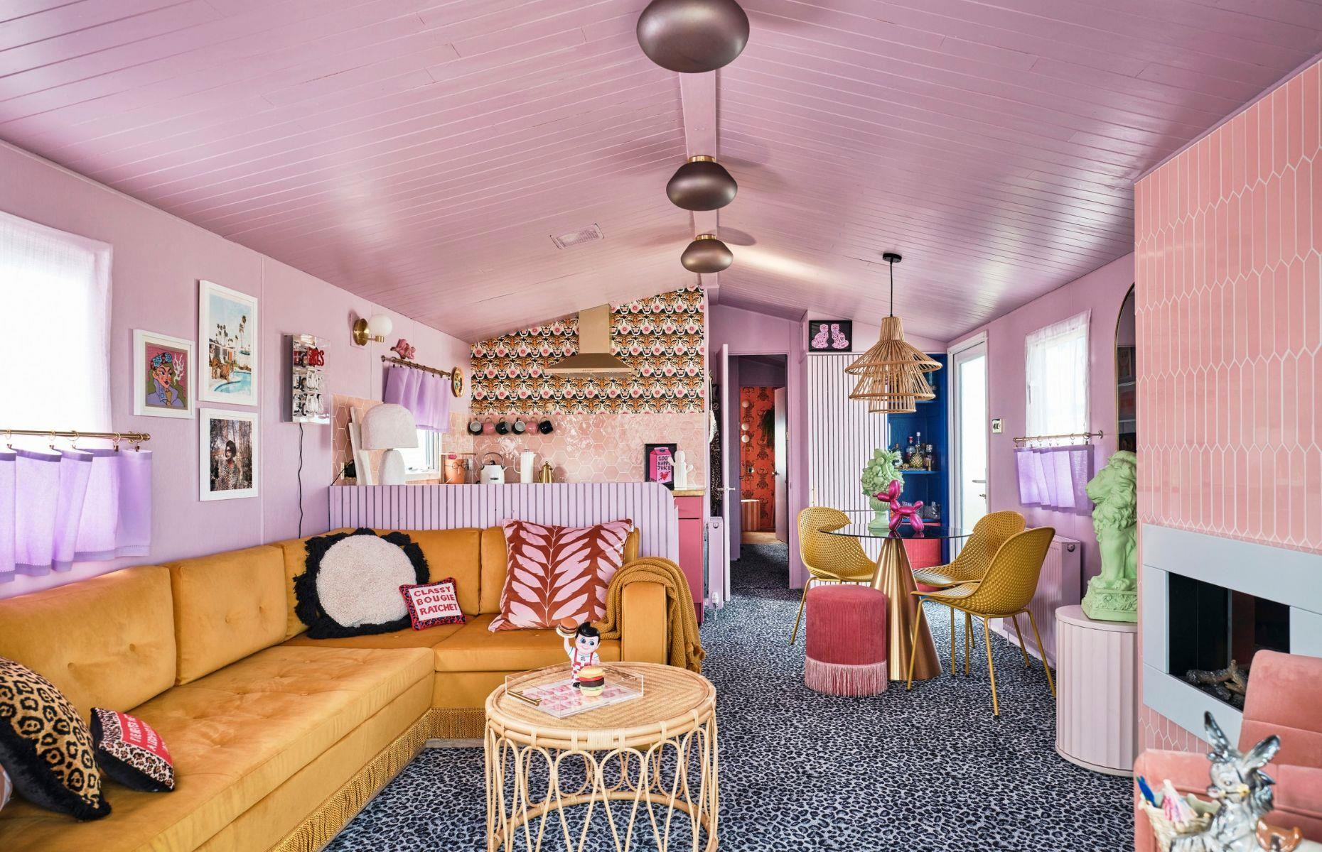 Kaleidoscopic kitsch caravan: after