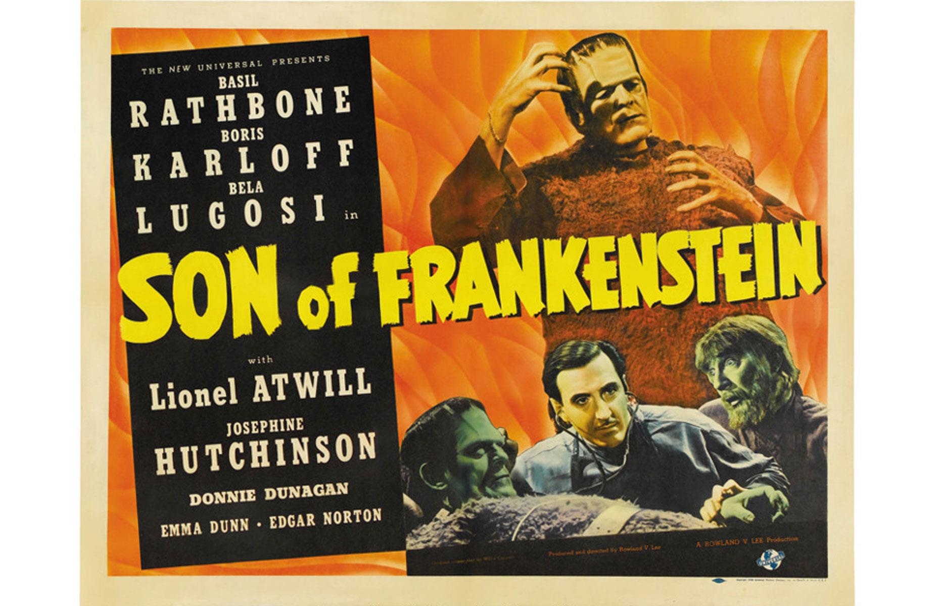 Son of Frankenstein (American poster, 1939): $89,625 (£47.5k)