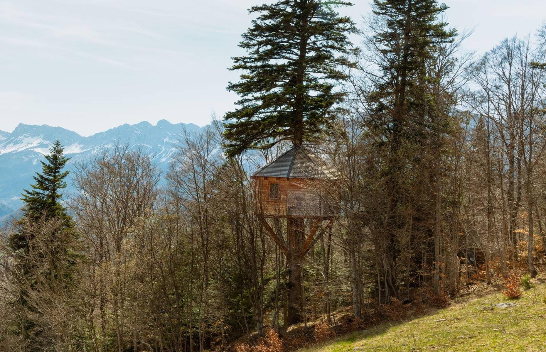 Very literal treehouse, Isère, France