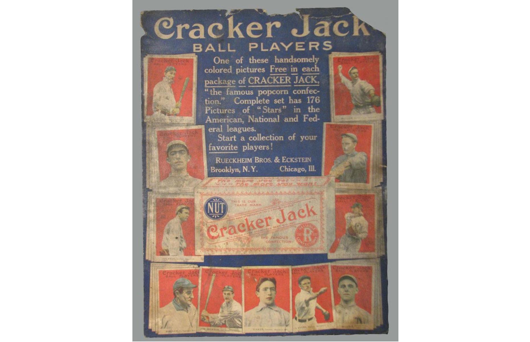 Original-Baseballposter von Cracker Jack: € 61.000
