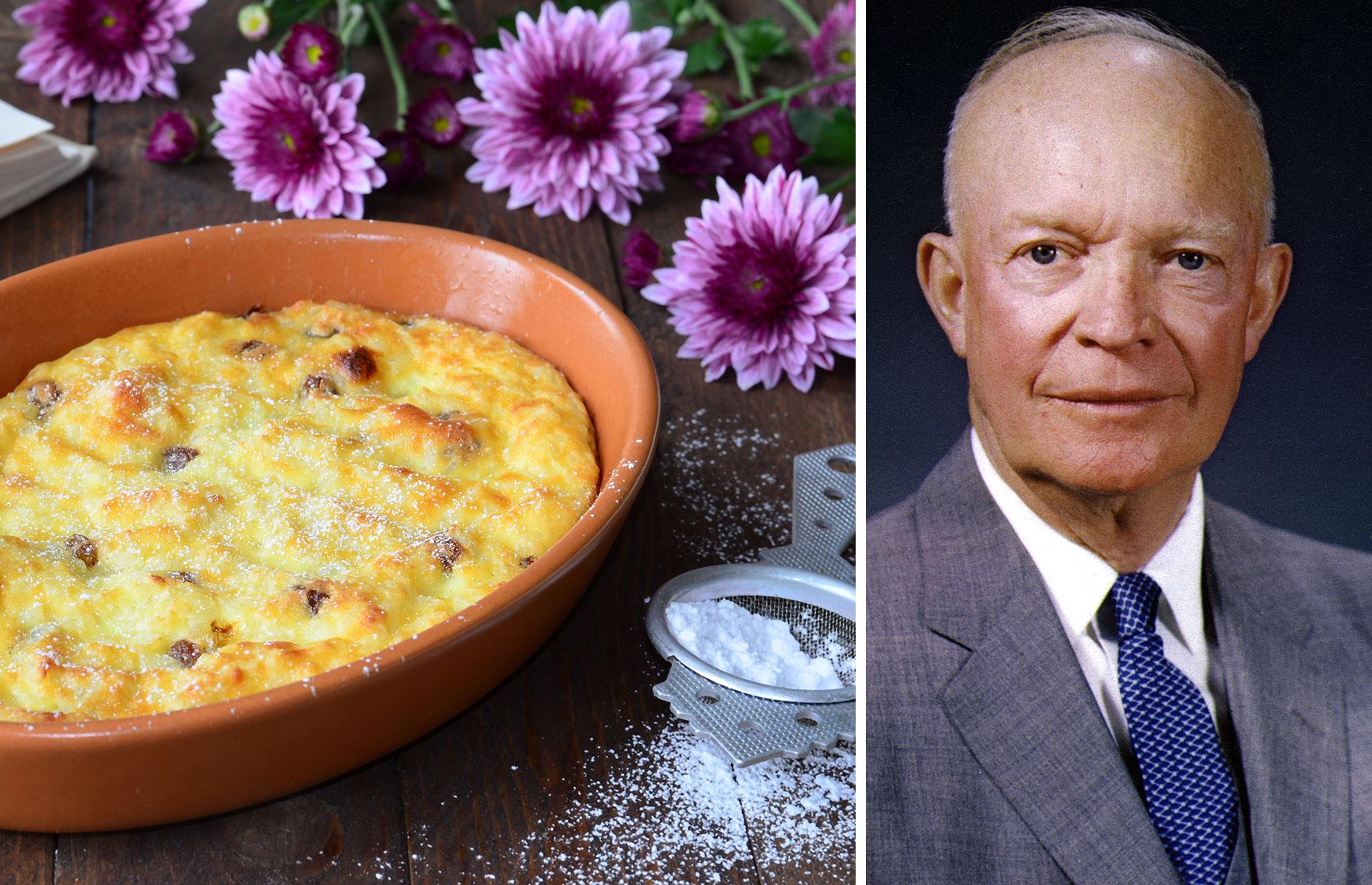 Dwight Eisenhower’s English rice pudding