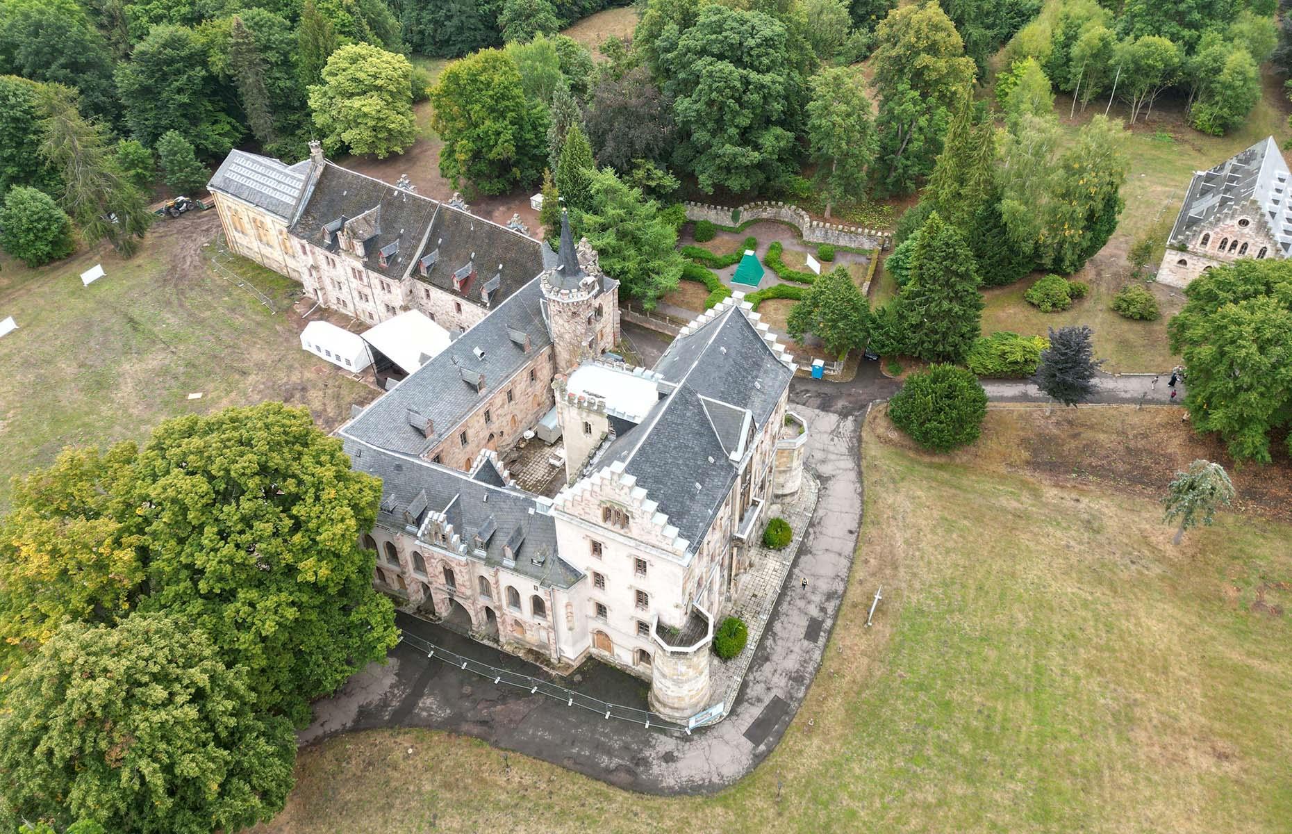 Schloss Reinhardsbrunn in Friedrichroda, Thüringen